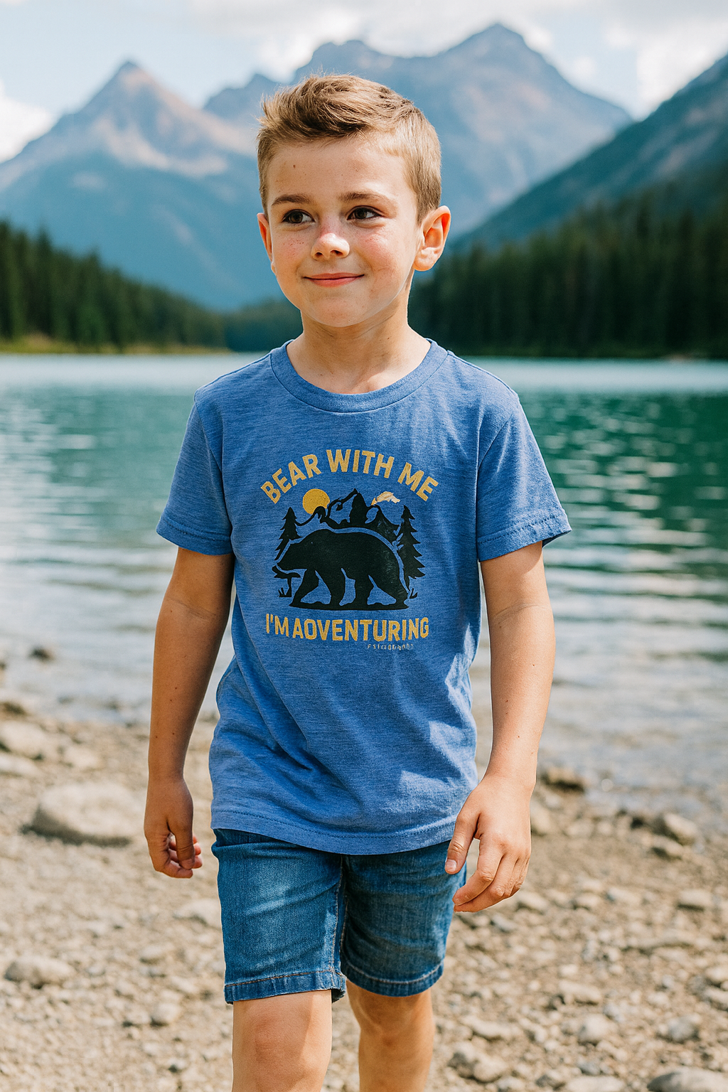 Bear with Me Kids Short Sleeve Tee