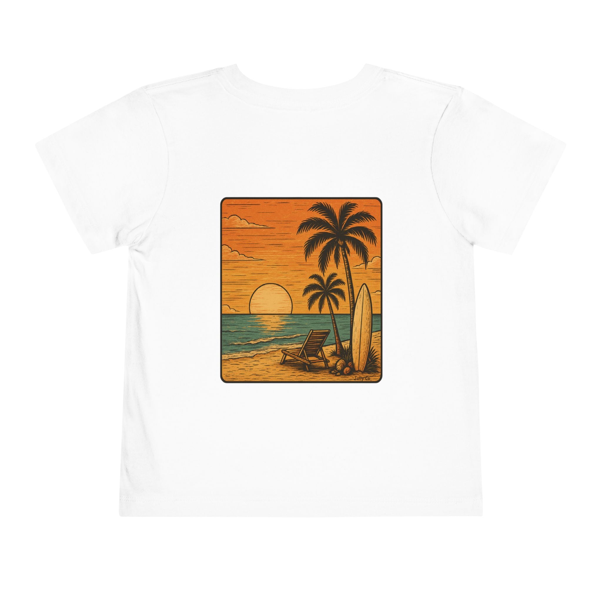 Beach Vibes Toddler Short Sleeve Tee