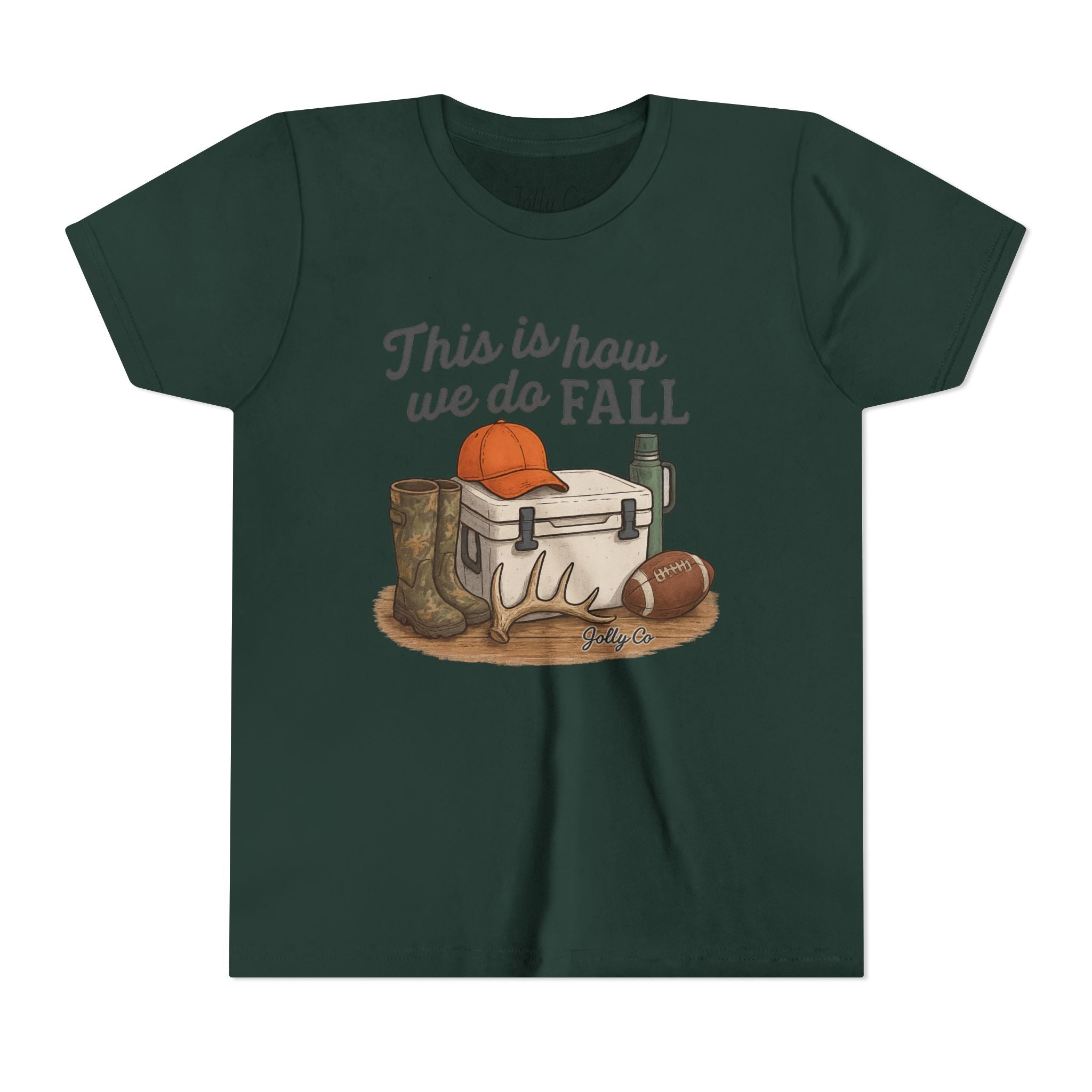 This is how we do Fall Kids Short Sleeve Tee