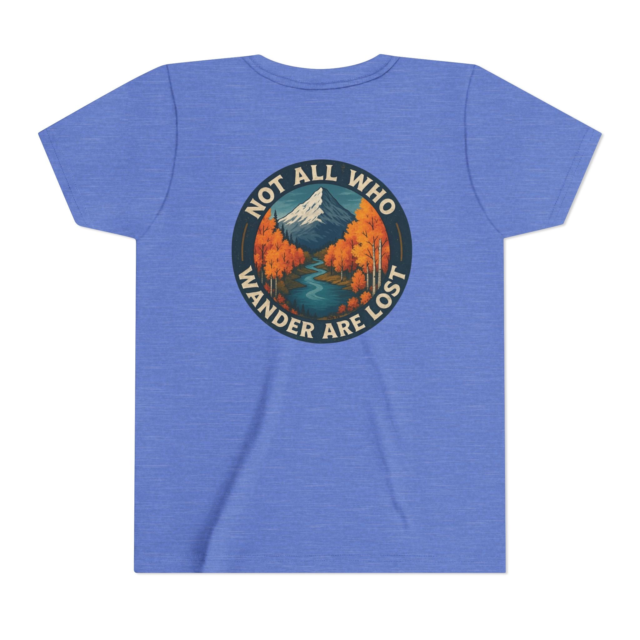 Not All who Wonder are Lost Kids Short Sleeve Tee