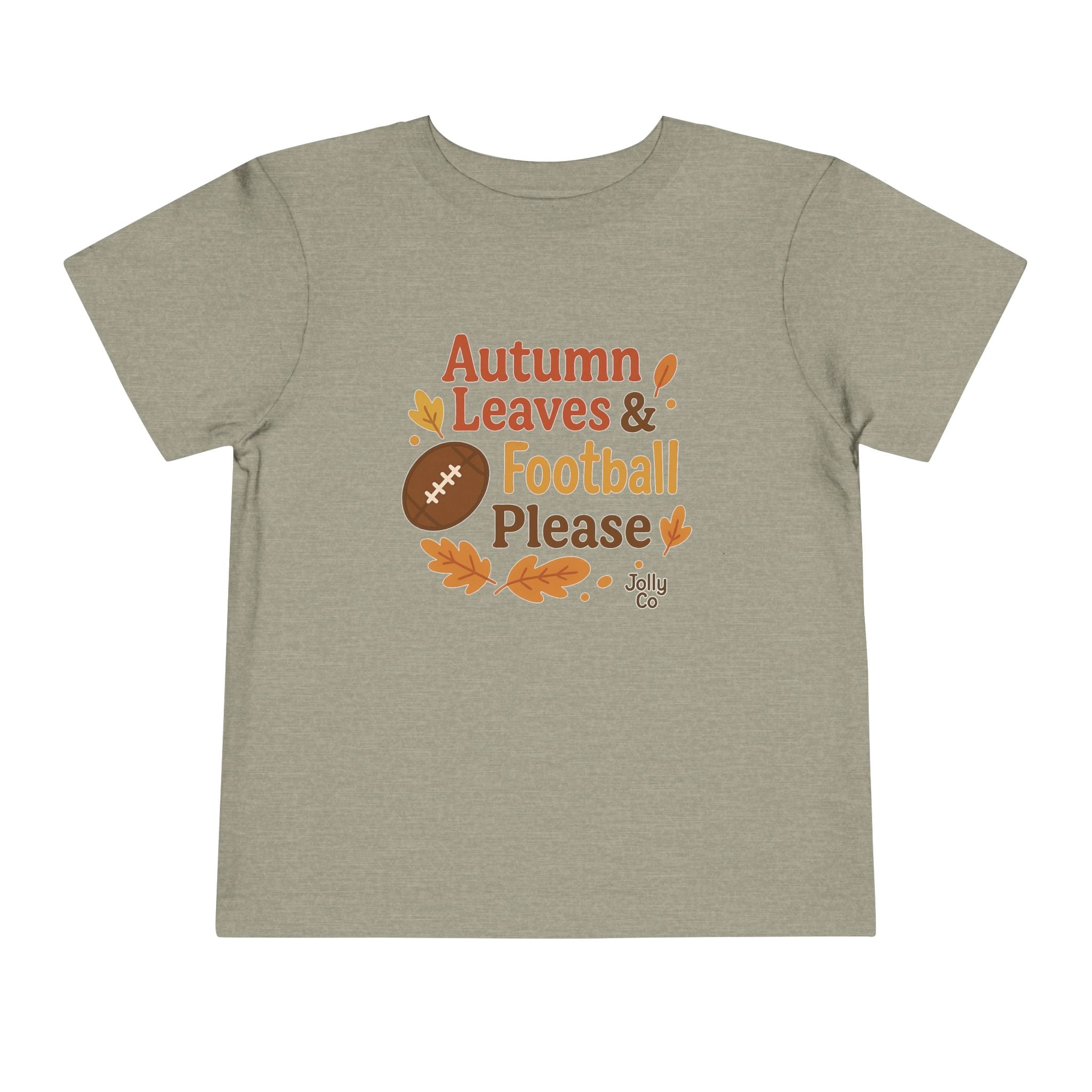 Autumn Leaves & Football Toddler Tee