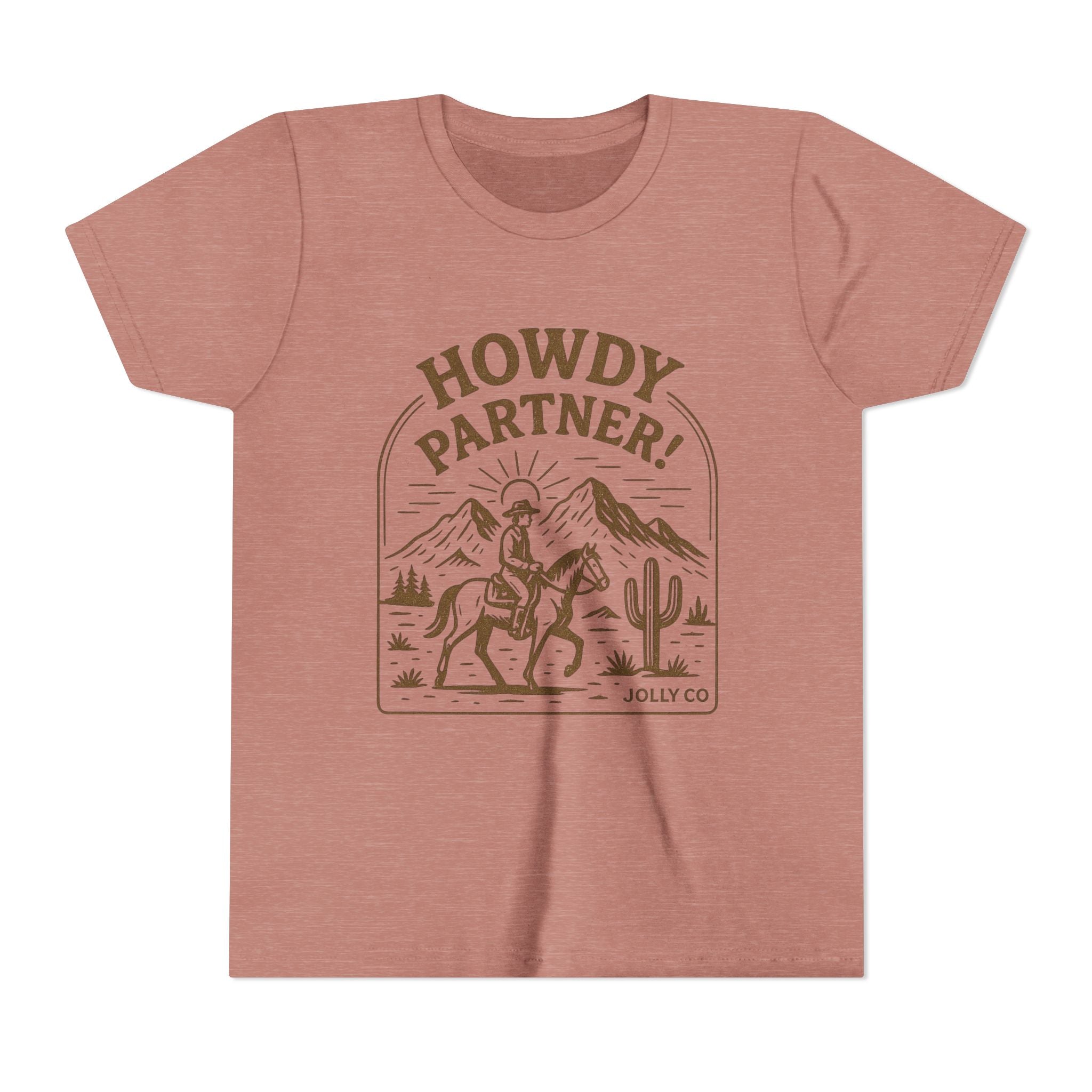 Howdy Partner! Western Style Kids Tee
