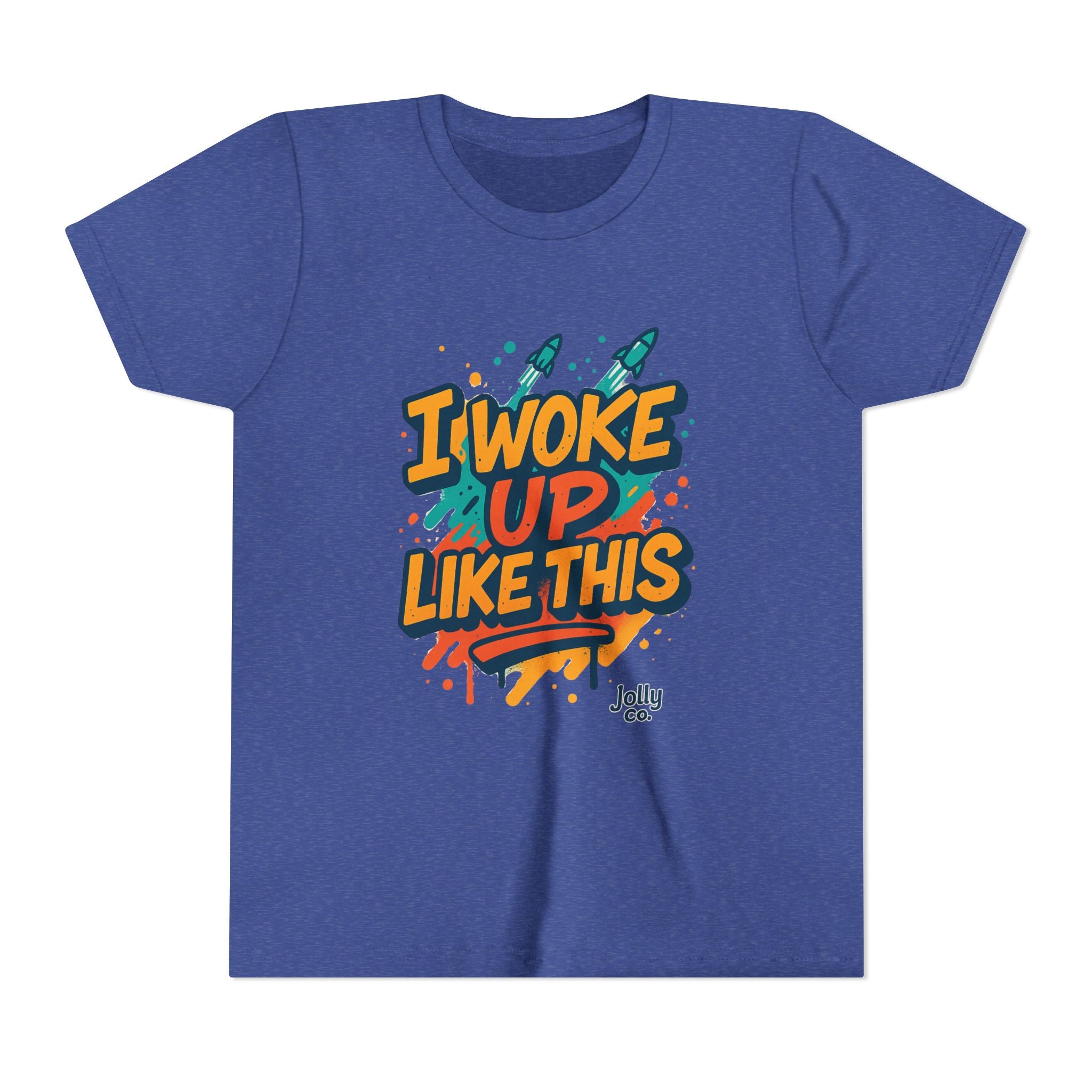 I Woke Up Like This Kids Short Sleeve Tee