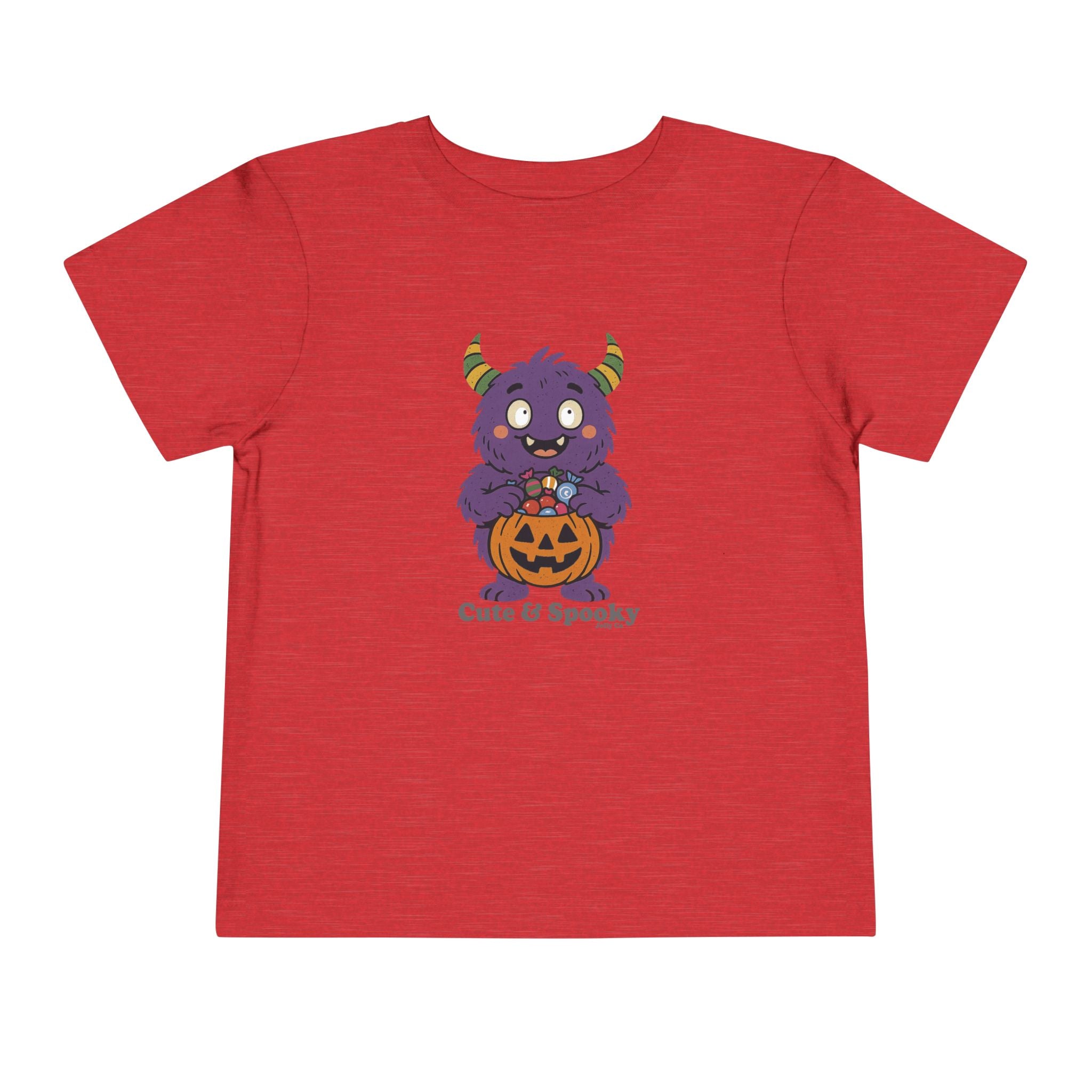 Cute & Spooky Monster Short Sleeve Toddler Tee