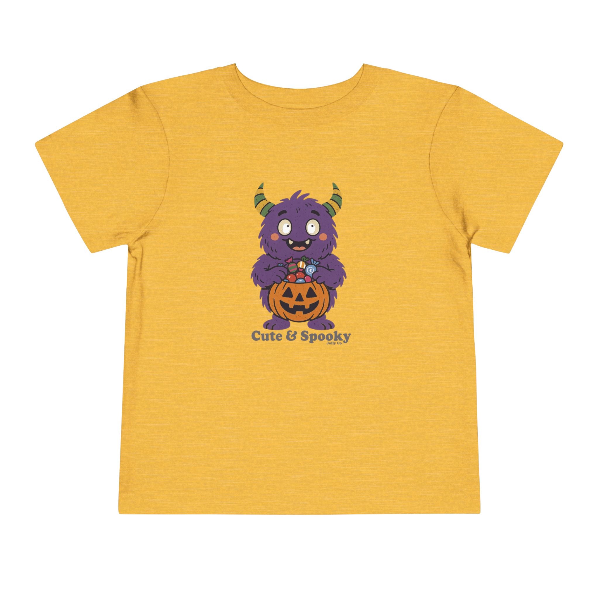 Cute & Spooky Monster Short Sleeve Toddler Tee