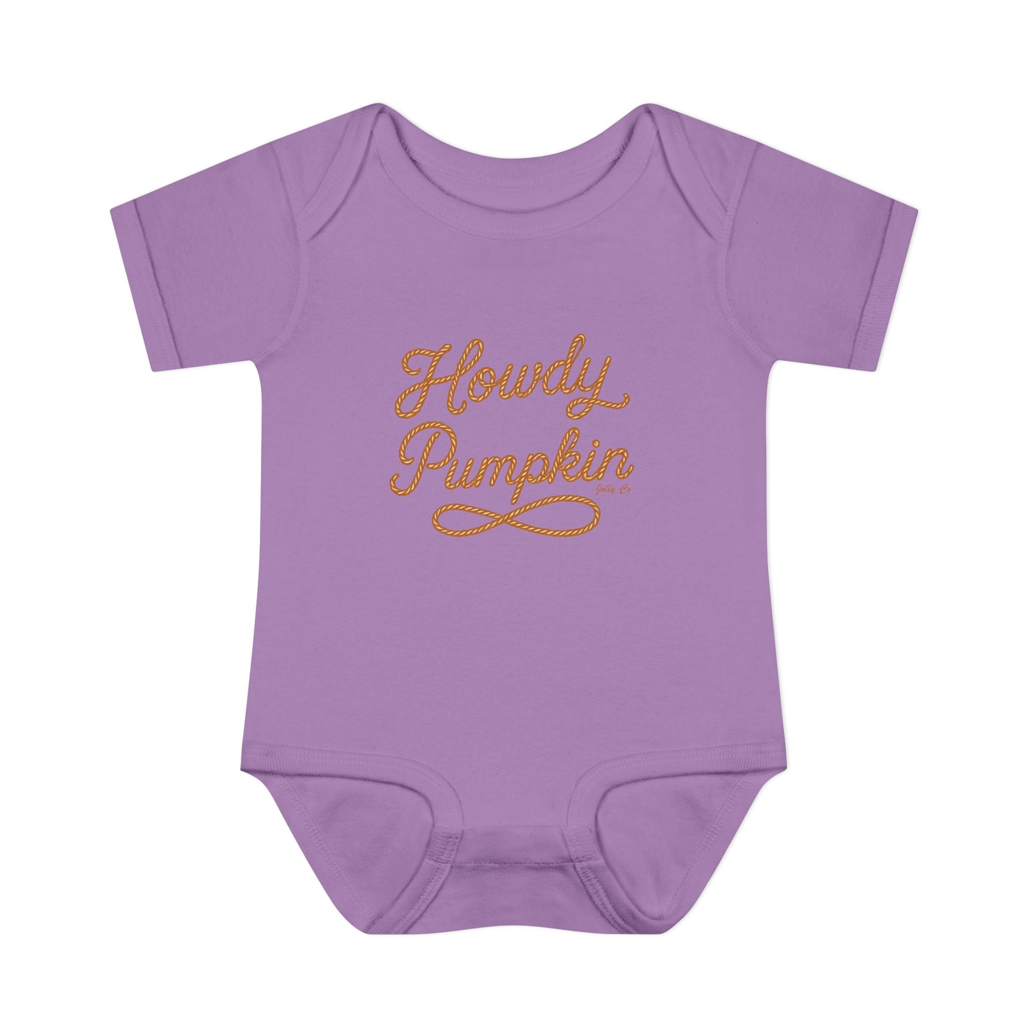 Howdy Pumpkin Baby Short Sleeve Onesie