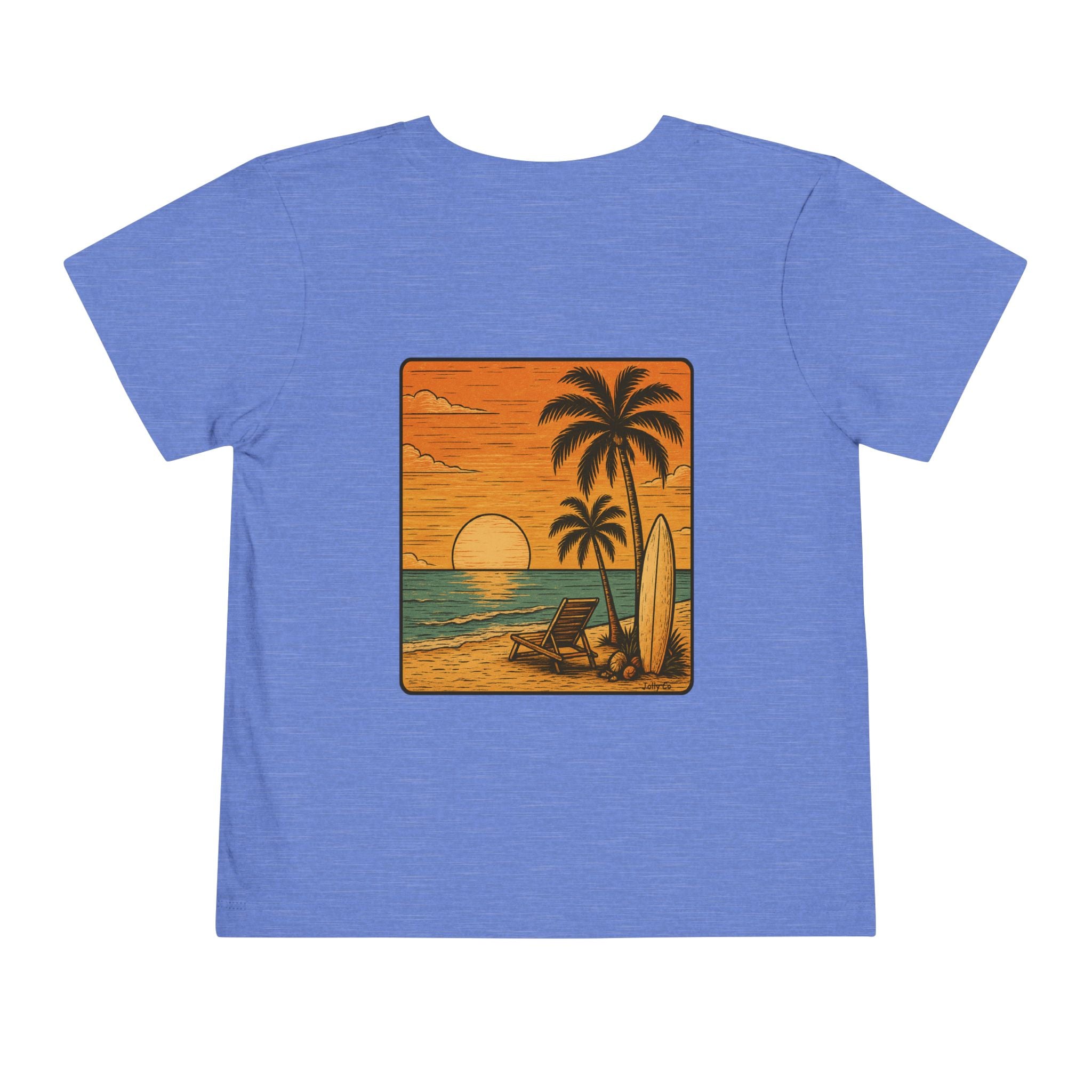 Beach Vibes Toddler Short Sleeve Tee