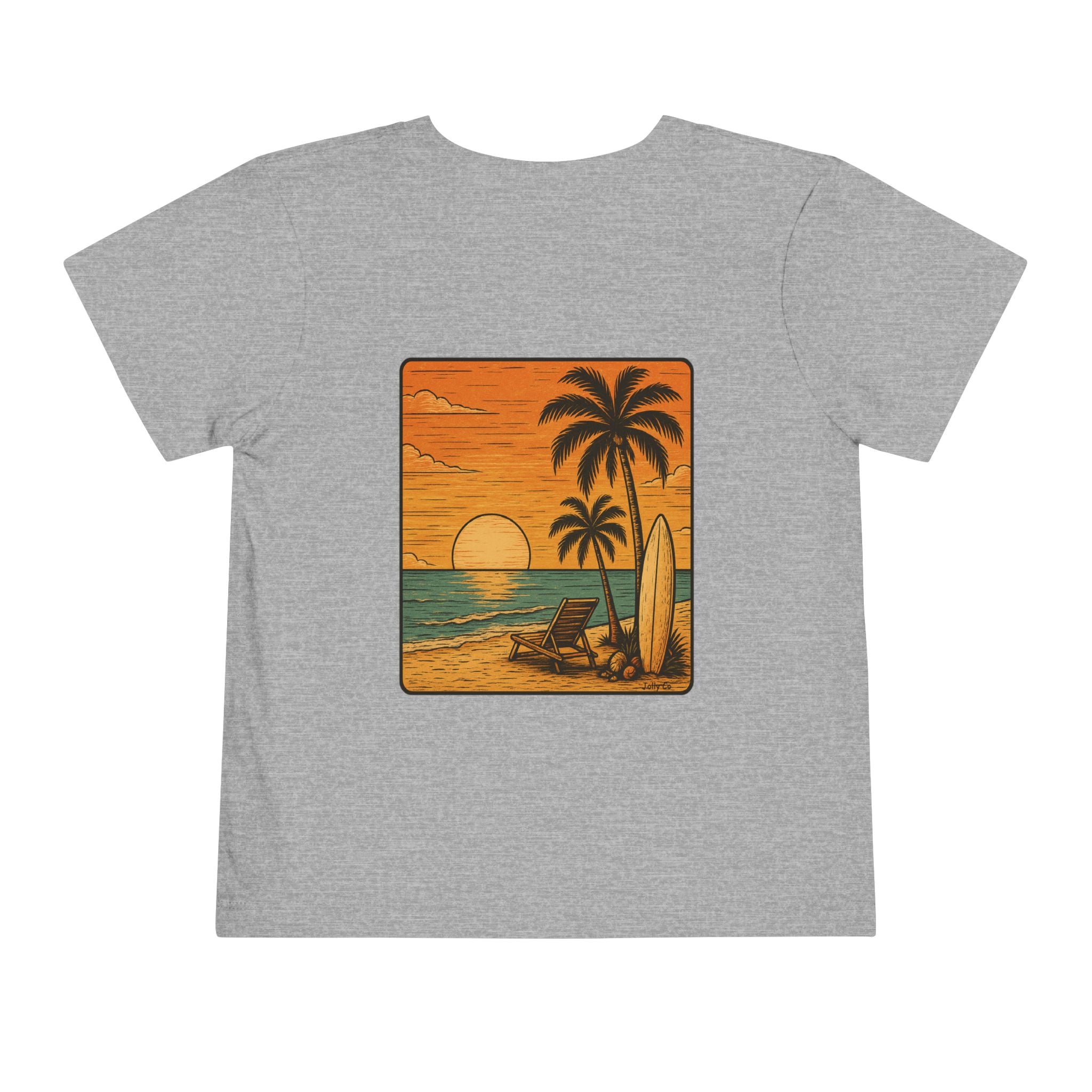 Beach Vibes Toddler Short Sleeve Tee