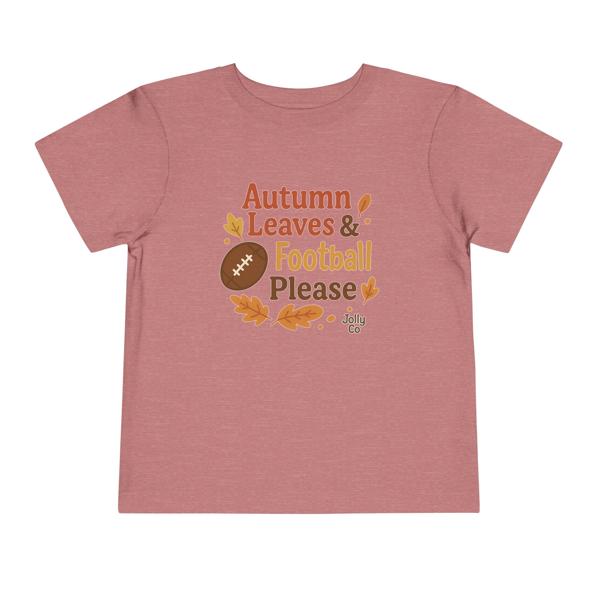 Autumn Leaves & Football Toddler Tee