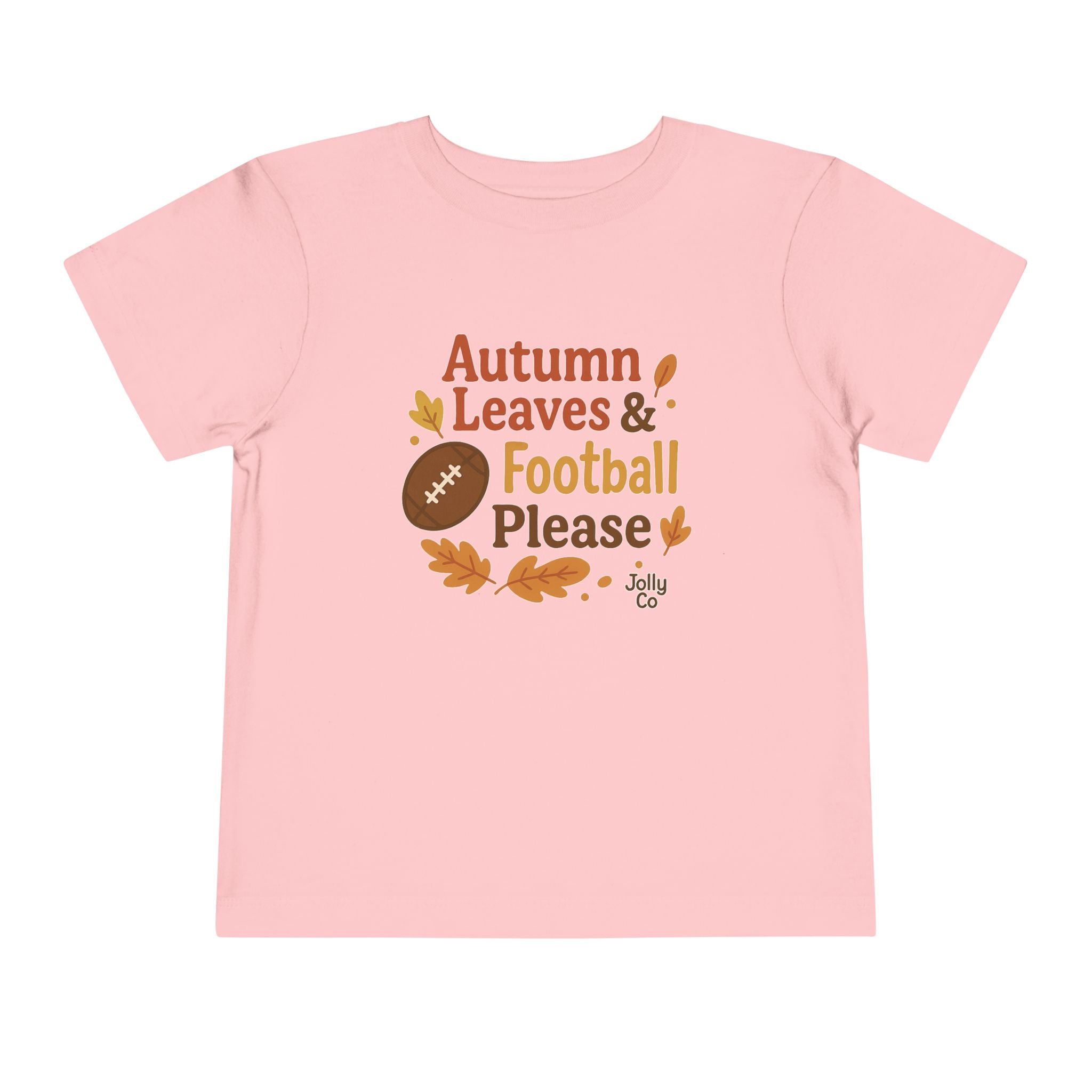 Autumn Leaves & Football Toddler Tee