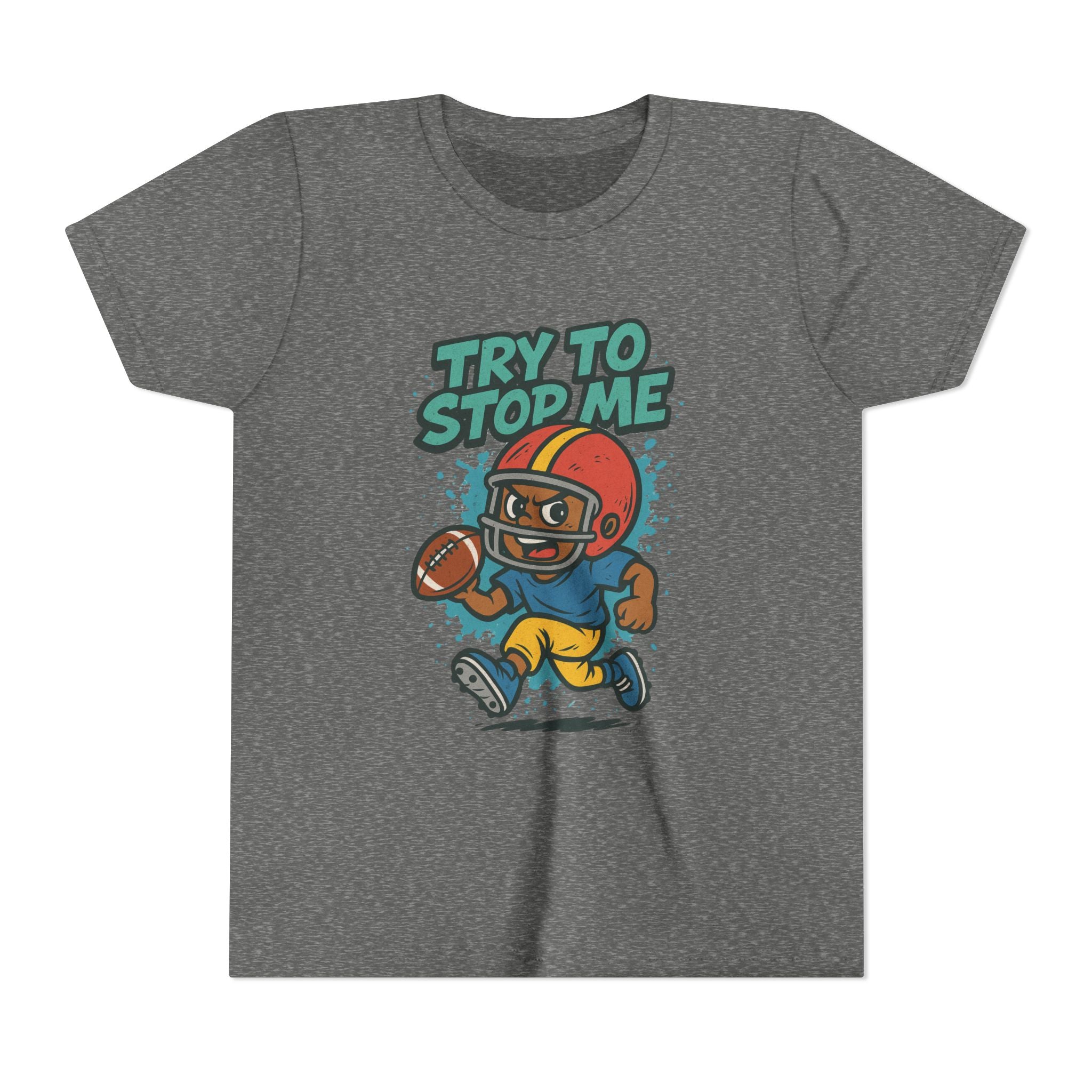 Try to Stop Me, Kids Football Short Sleeve Tee