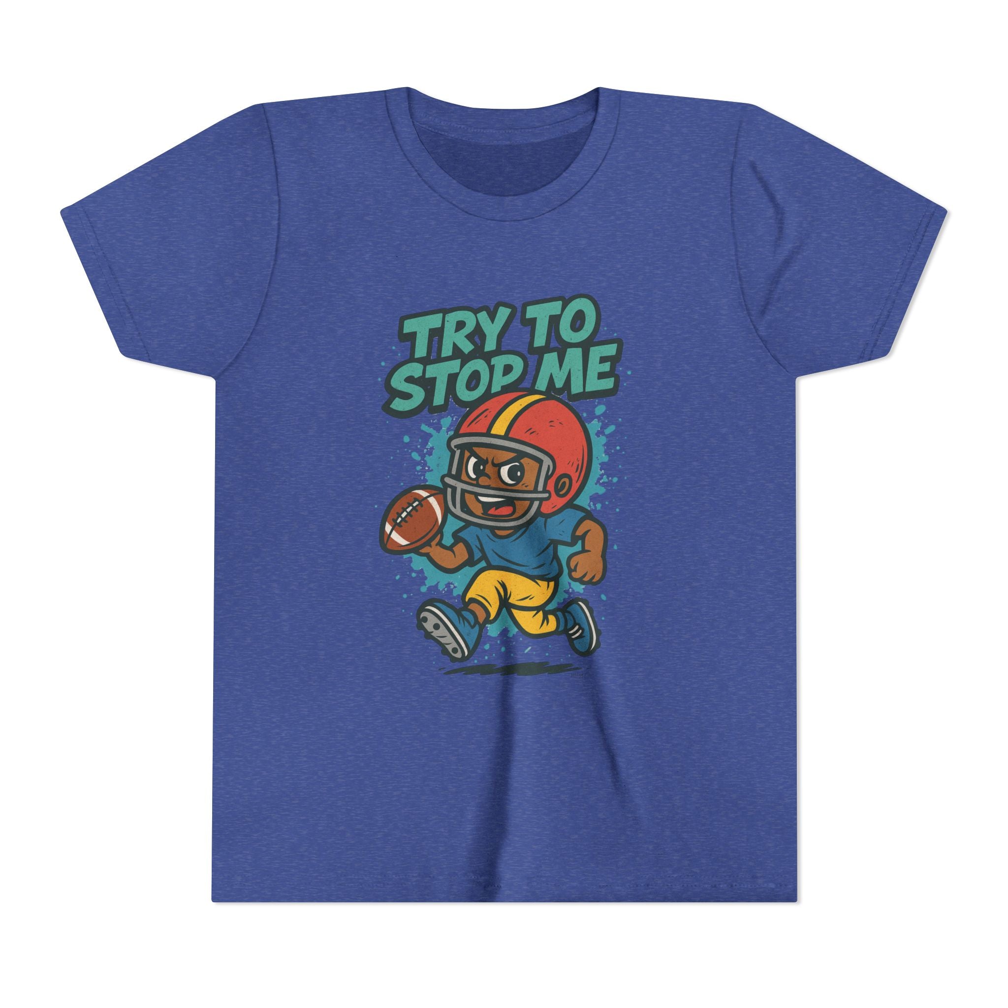 Try to Stop Me, Kids Football Short Sleeve Tee