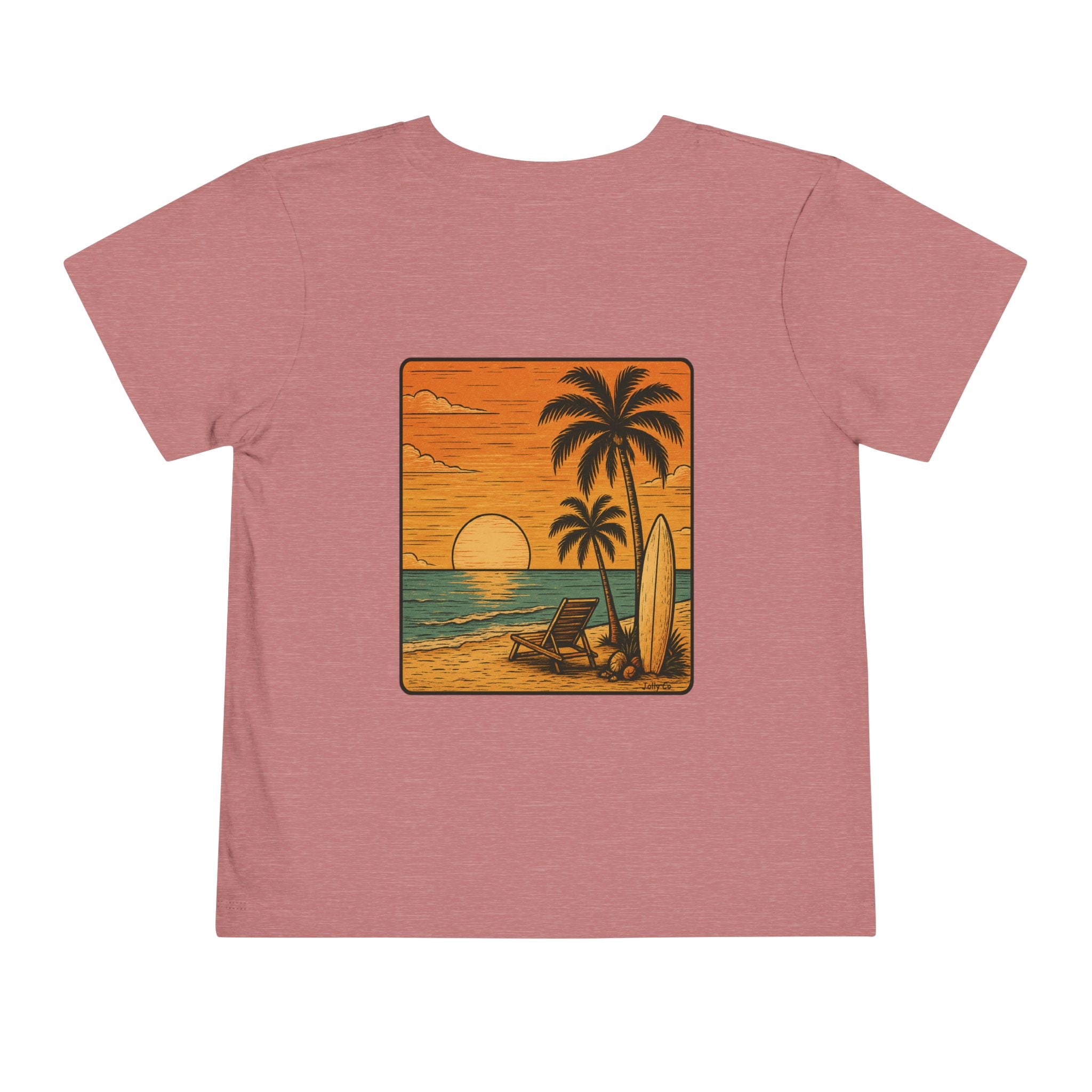 Beach Vibes Toddler Short Sleeve Tee