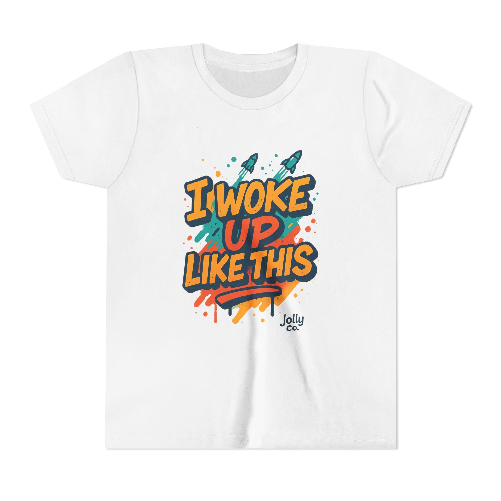 I Woke Up Like This Kids Short Sleeve Tee