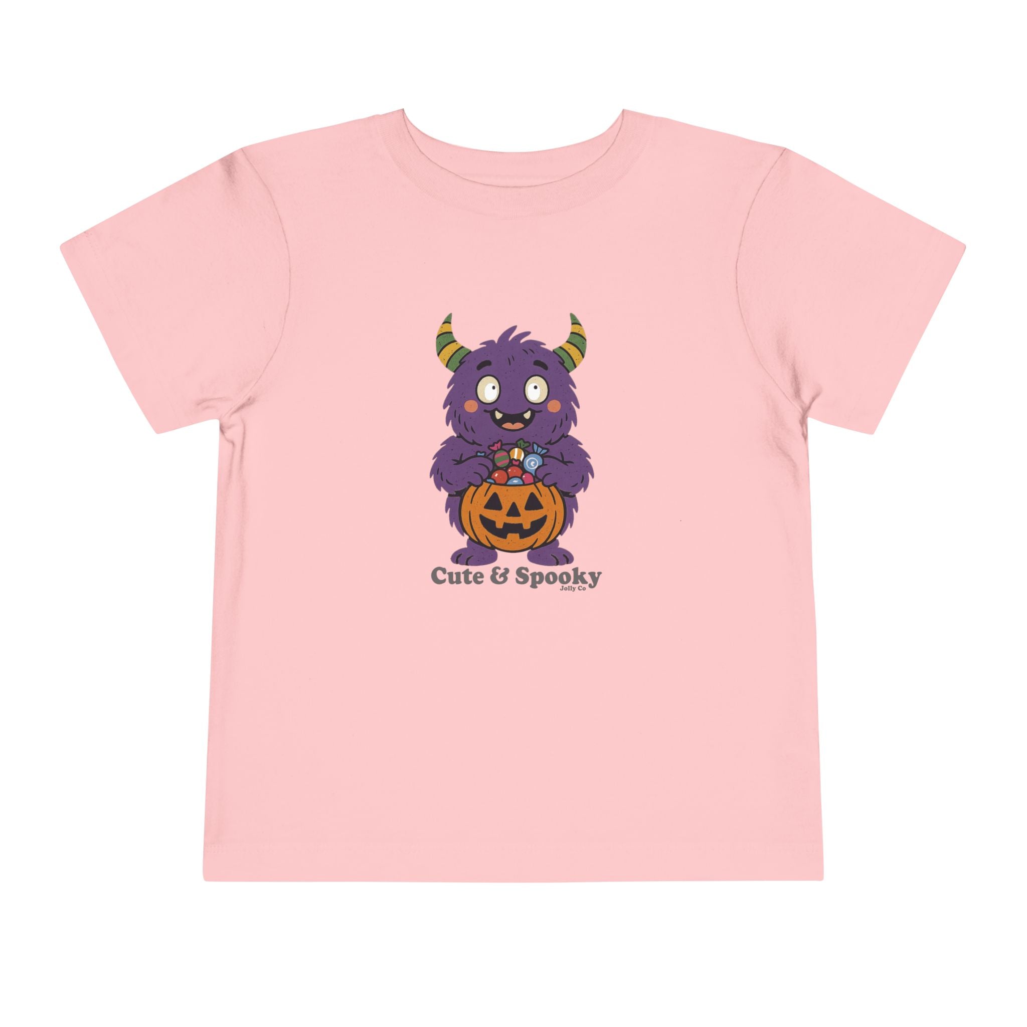 Cute & Spooky Monster Short Sleeve Toddler Tee