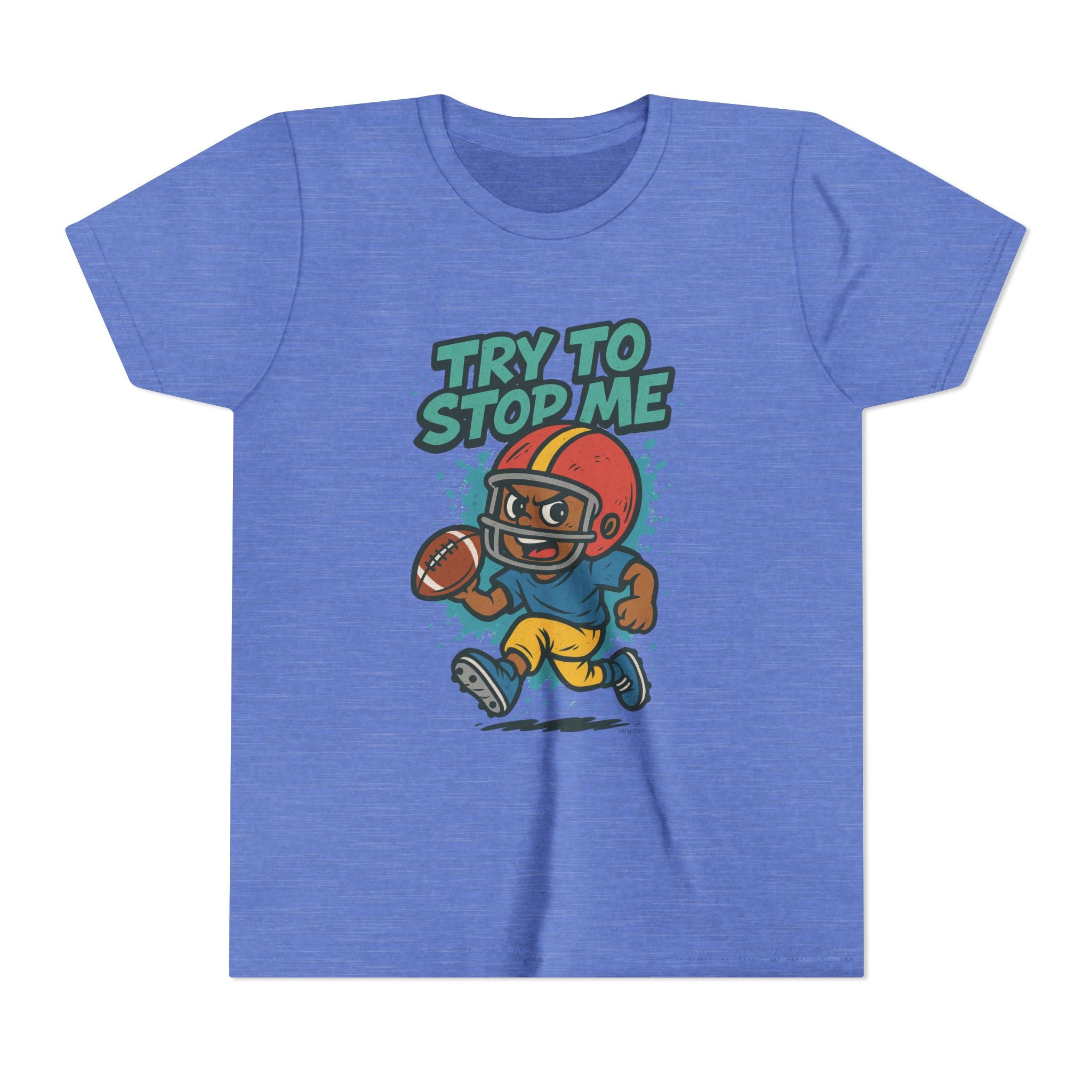 Try to Stop Me, Kids Football Short Sleeve Tee