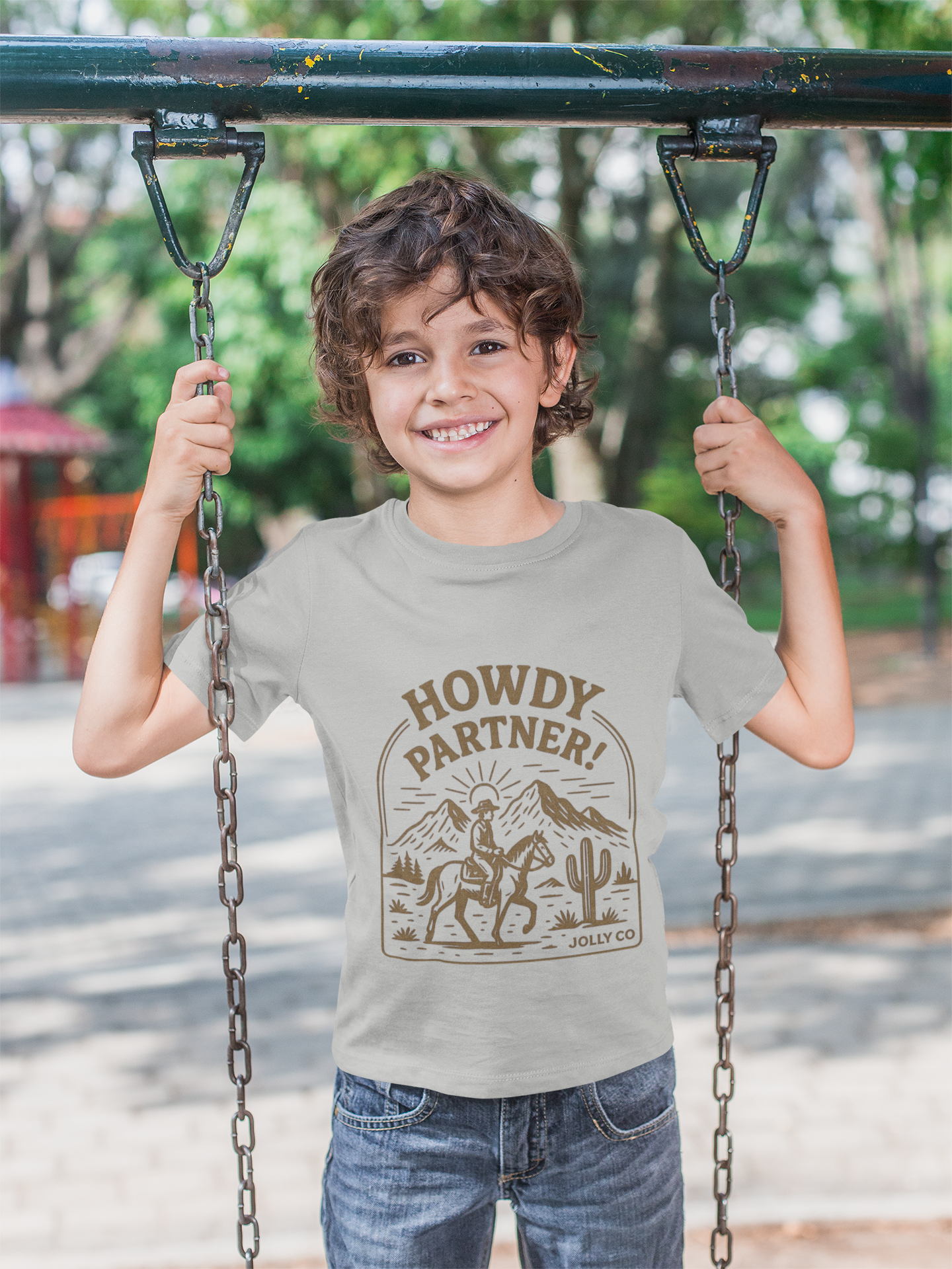 Howdy Partner! Western Style Kids Tee