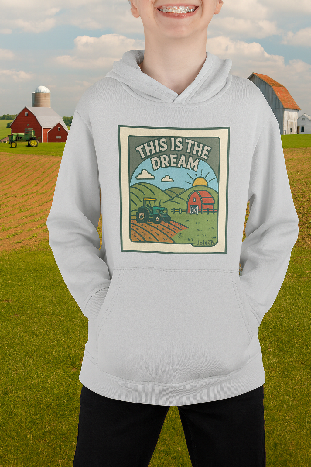Farm Dream Kids Hoodie