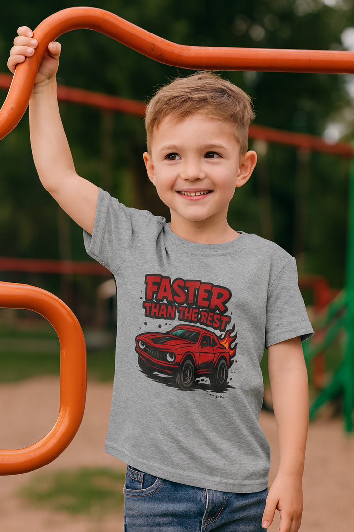 Faster than the Rest Kids Short Sleeve Tee