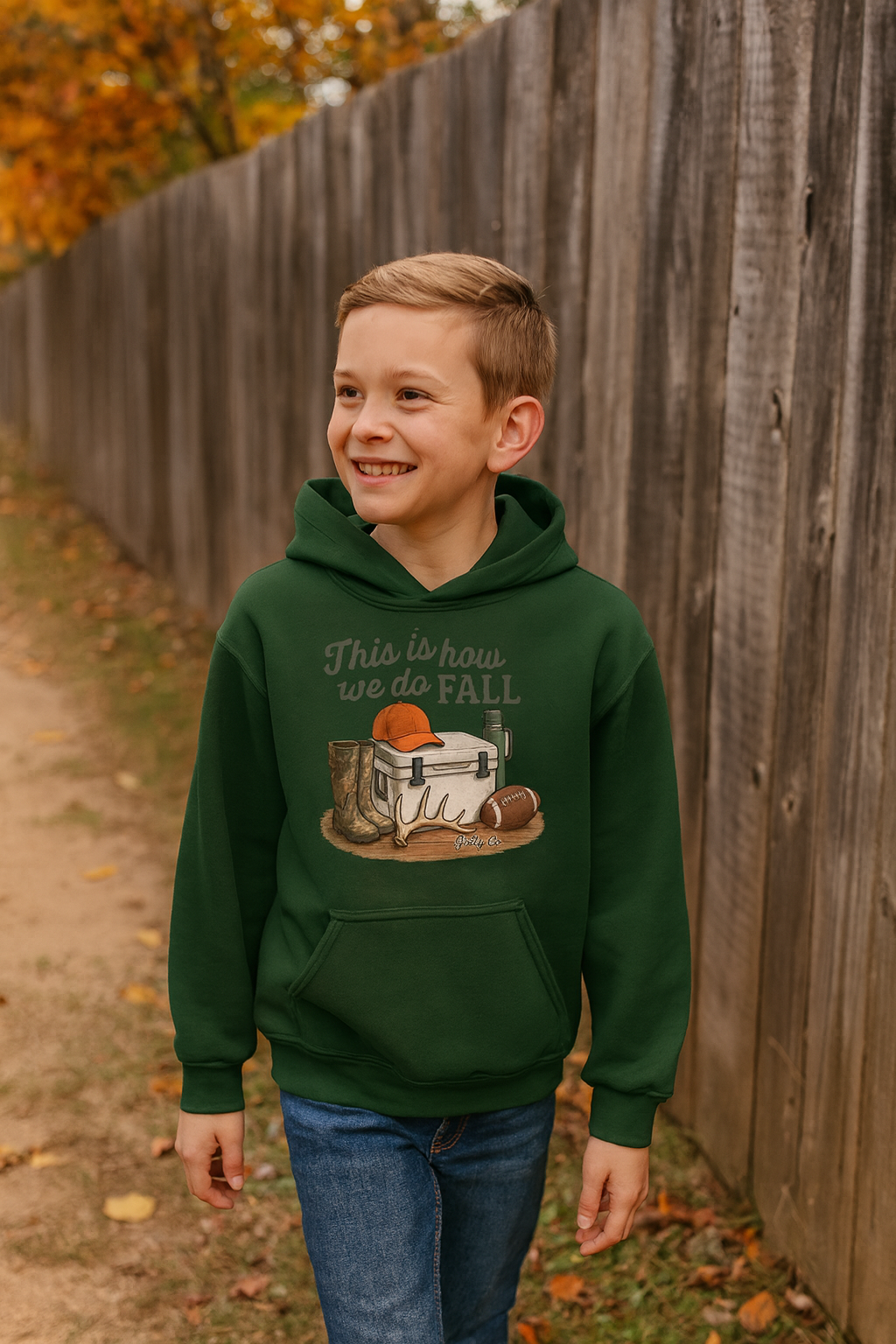 This is how we do Fall Kids Hoodie