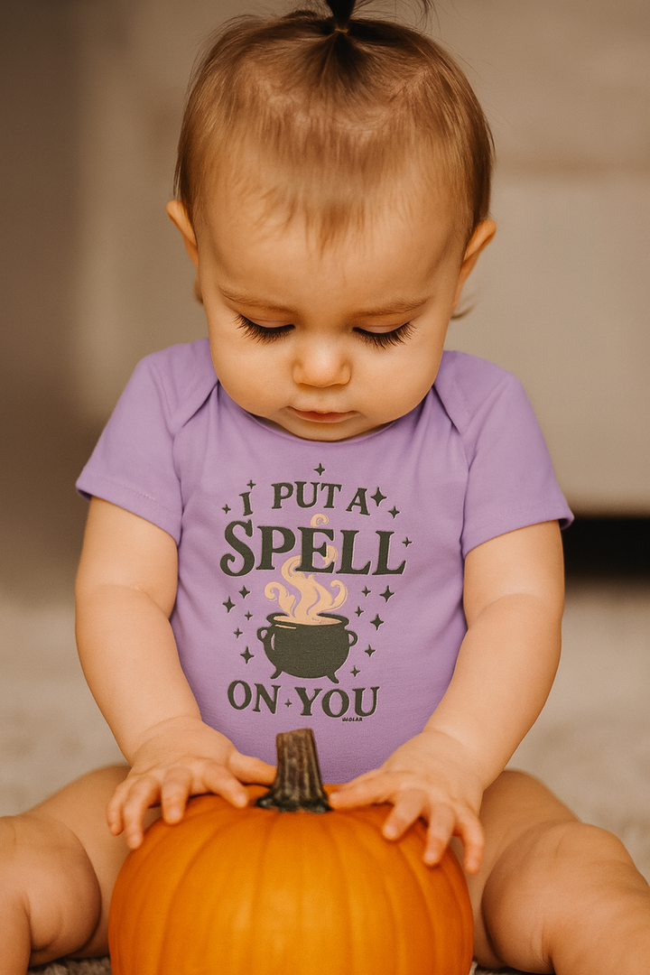 I Put a Spell on You Baby Short Sleeve Onesie