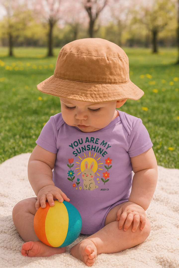 You Are My Sunshine Baby Short Sleeve Onesie