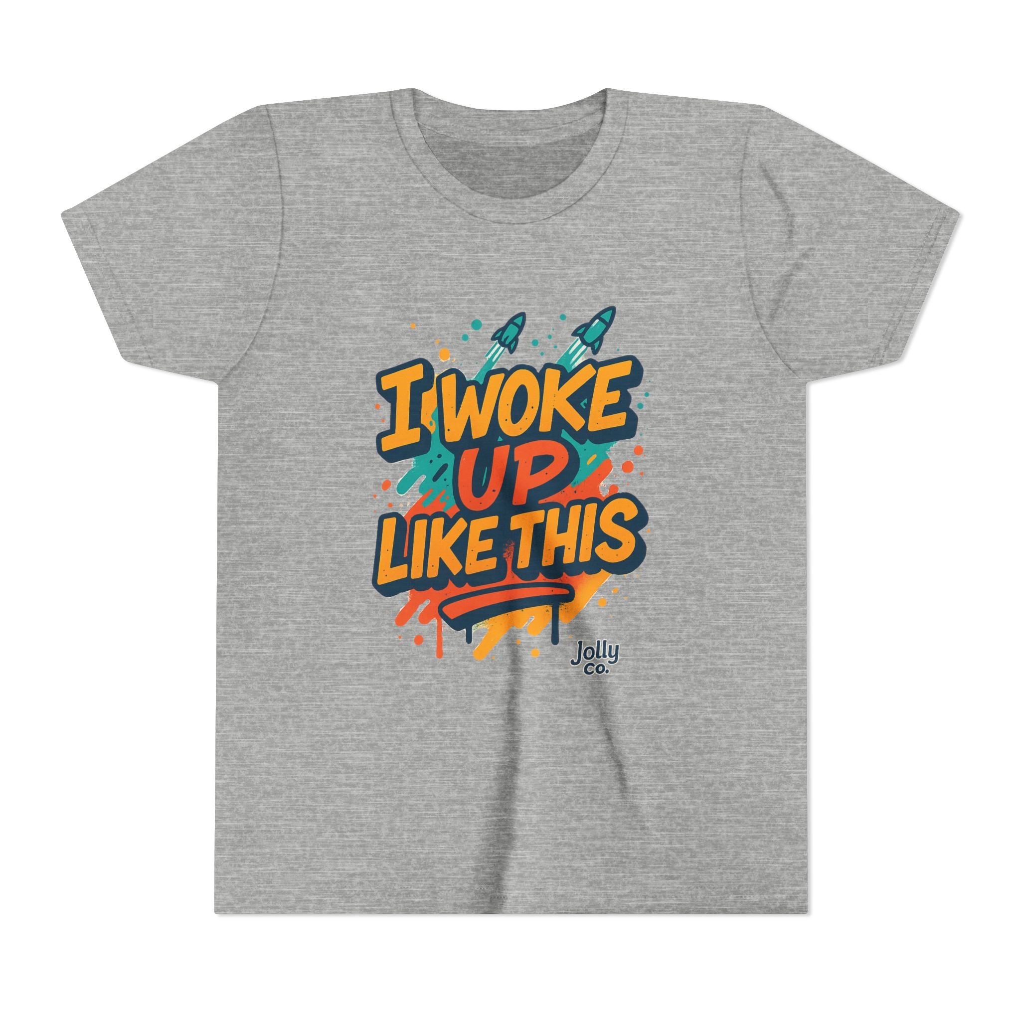 I Woke Up Like This Kids Short Sleeve Tee