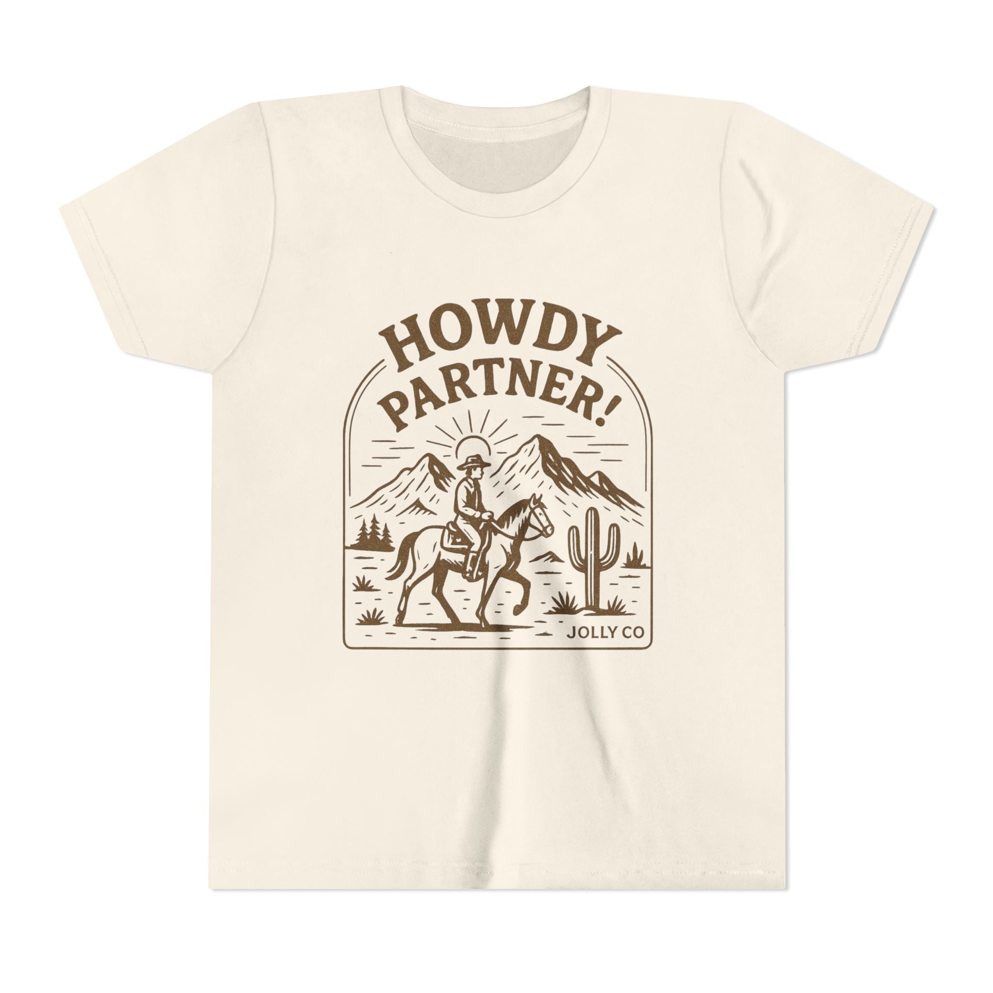 Howdy Partner! Western Style Kids Tee