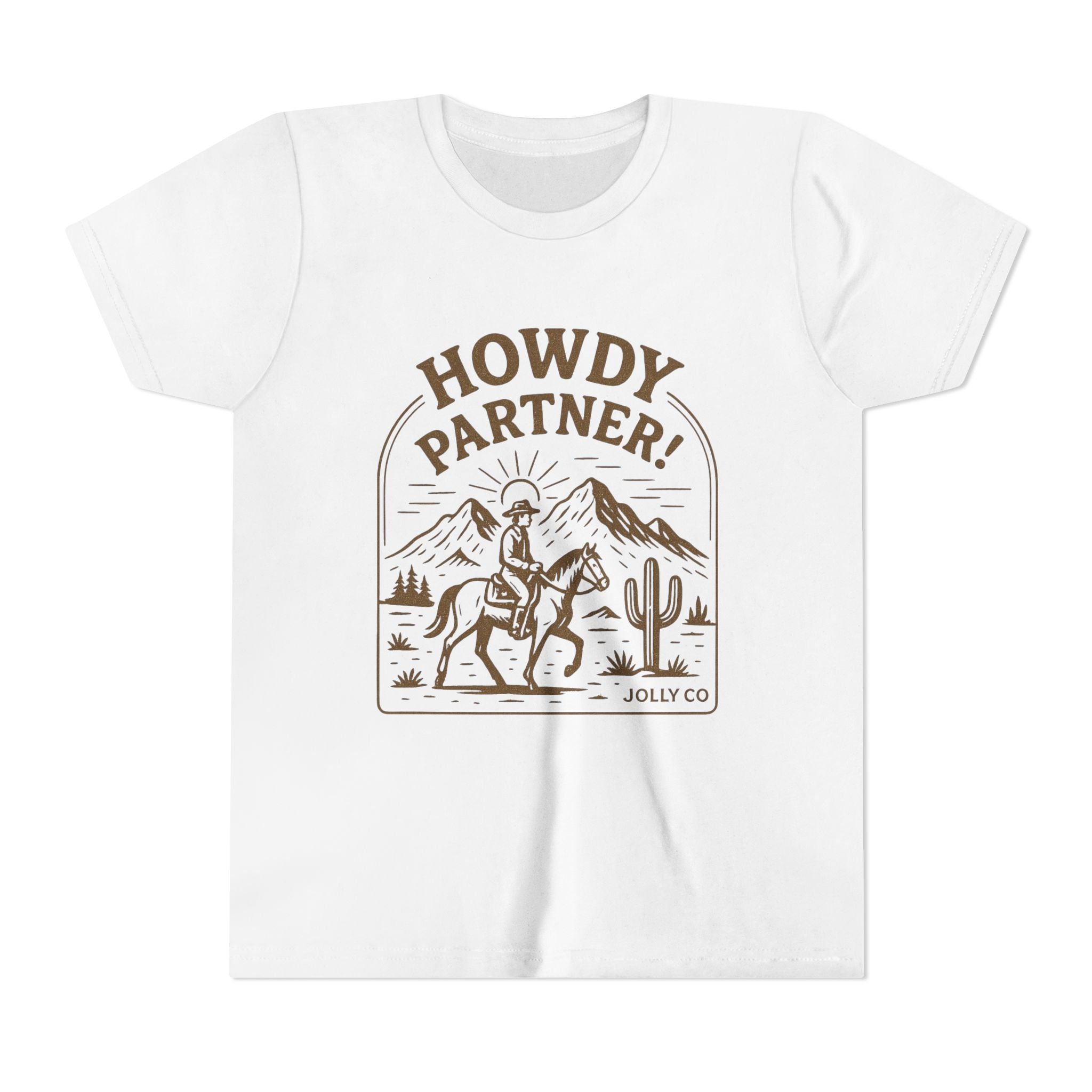 Howdy Partner! Western Style Kids Tee