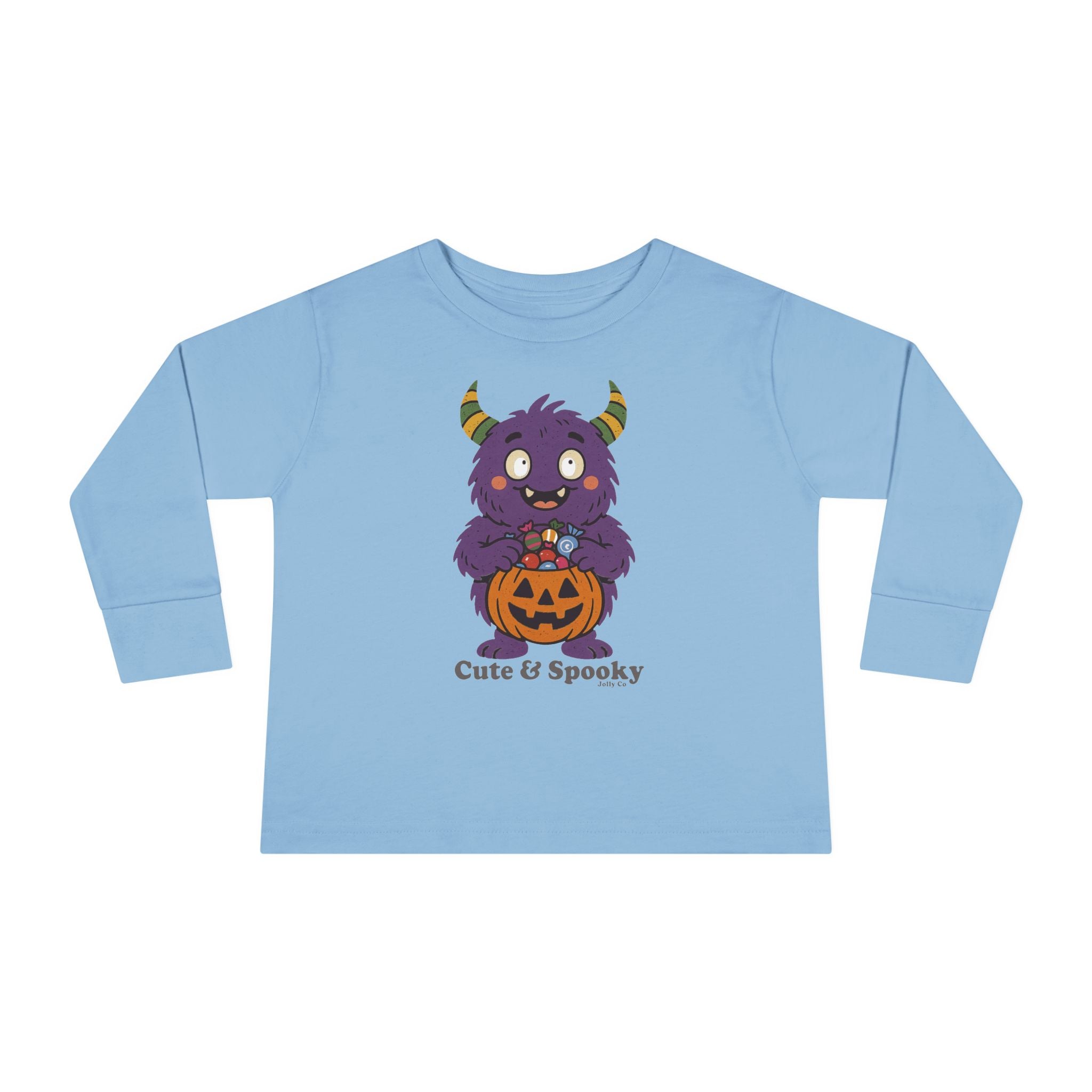 Cute & Spooky Monster Toddler Long Sleeve Tee
