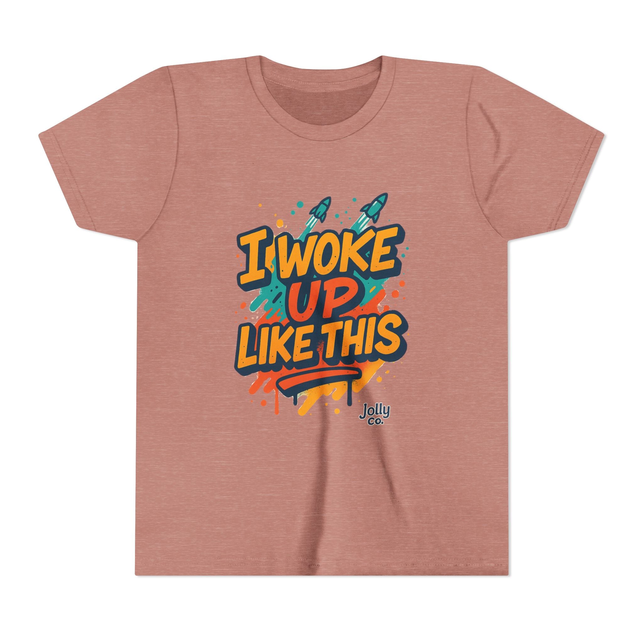 I Woke Up Like This Kids Short Sleeve Tee