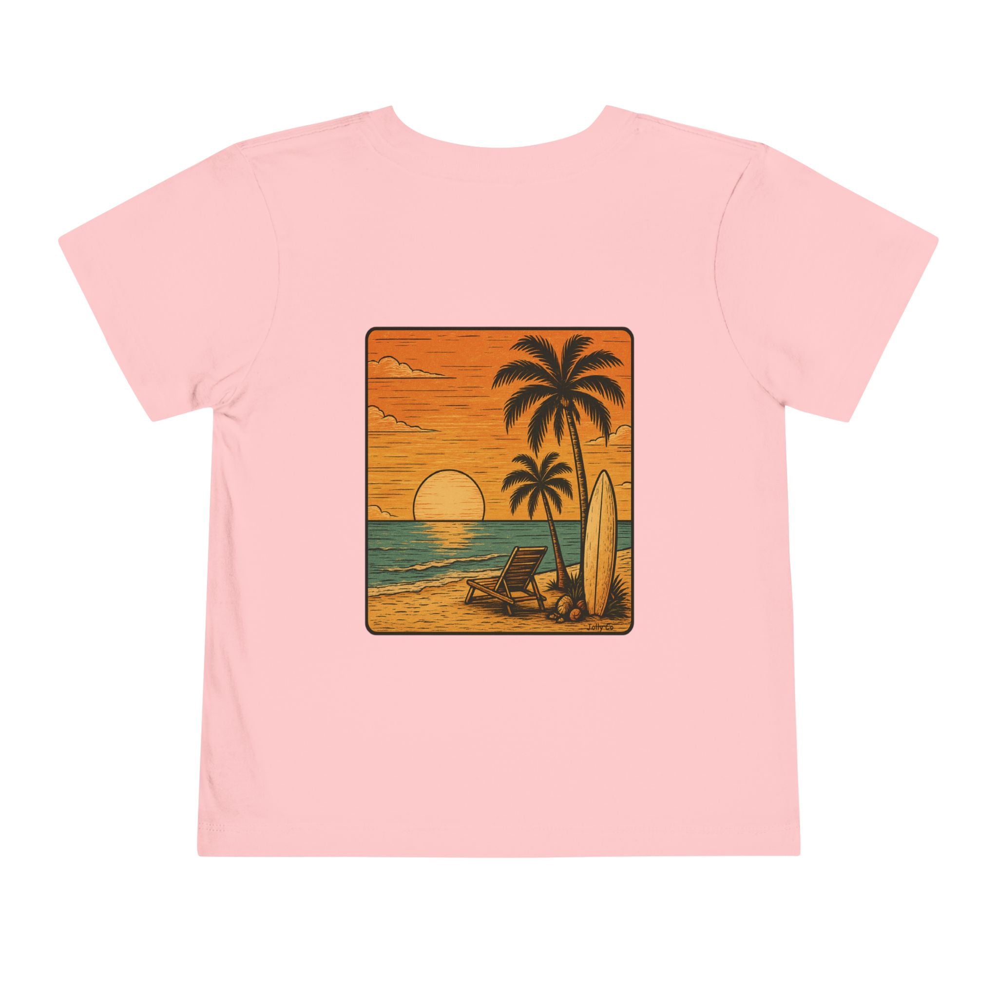 Beach Vibes Toddler Short Sleeve Tee