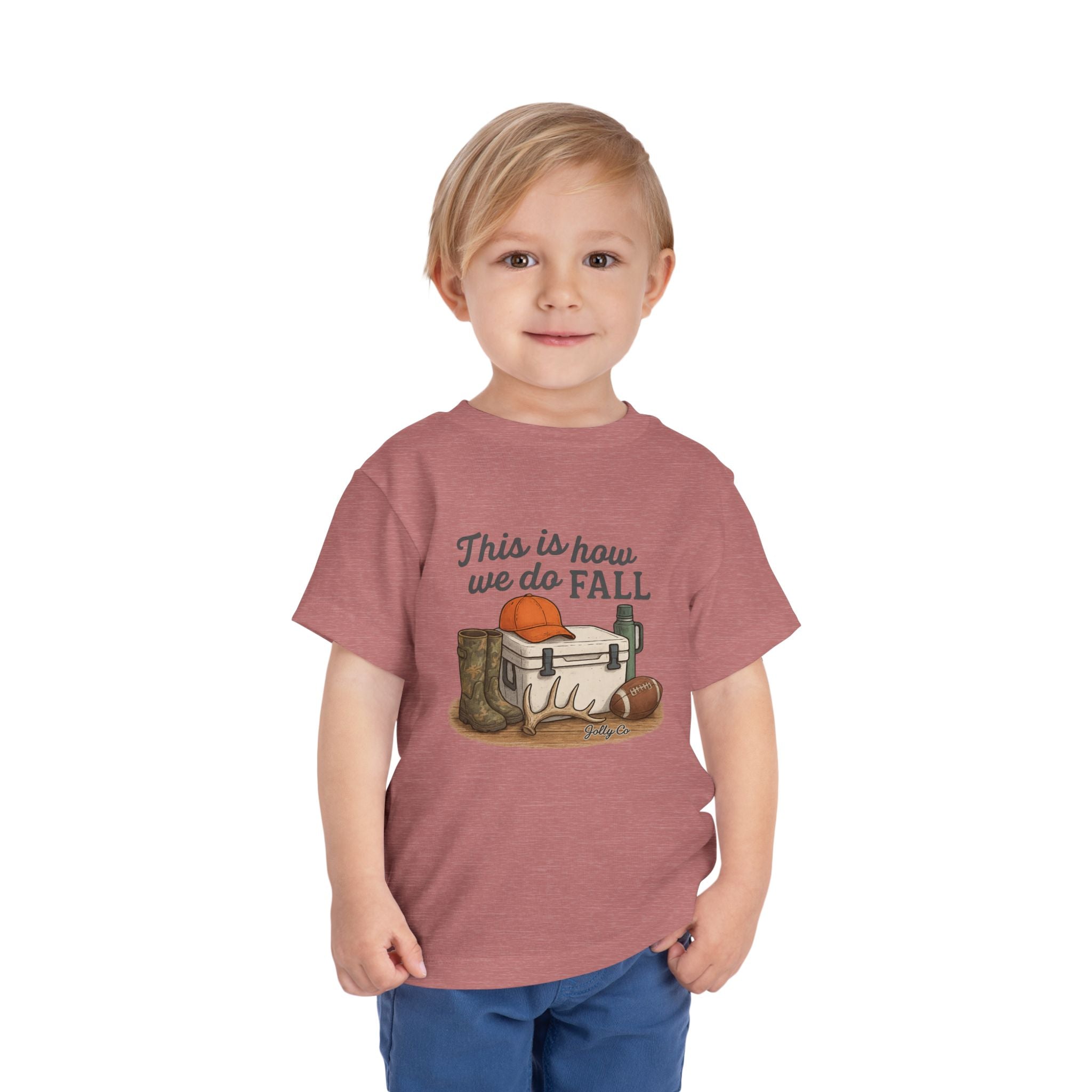 This is how we do Fall Toddler Short Sleeve Tee