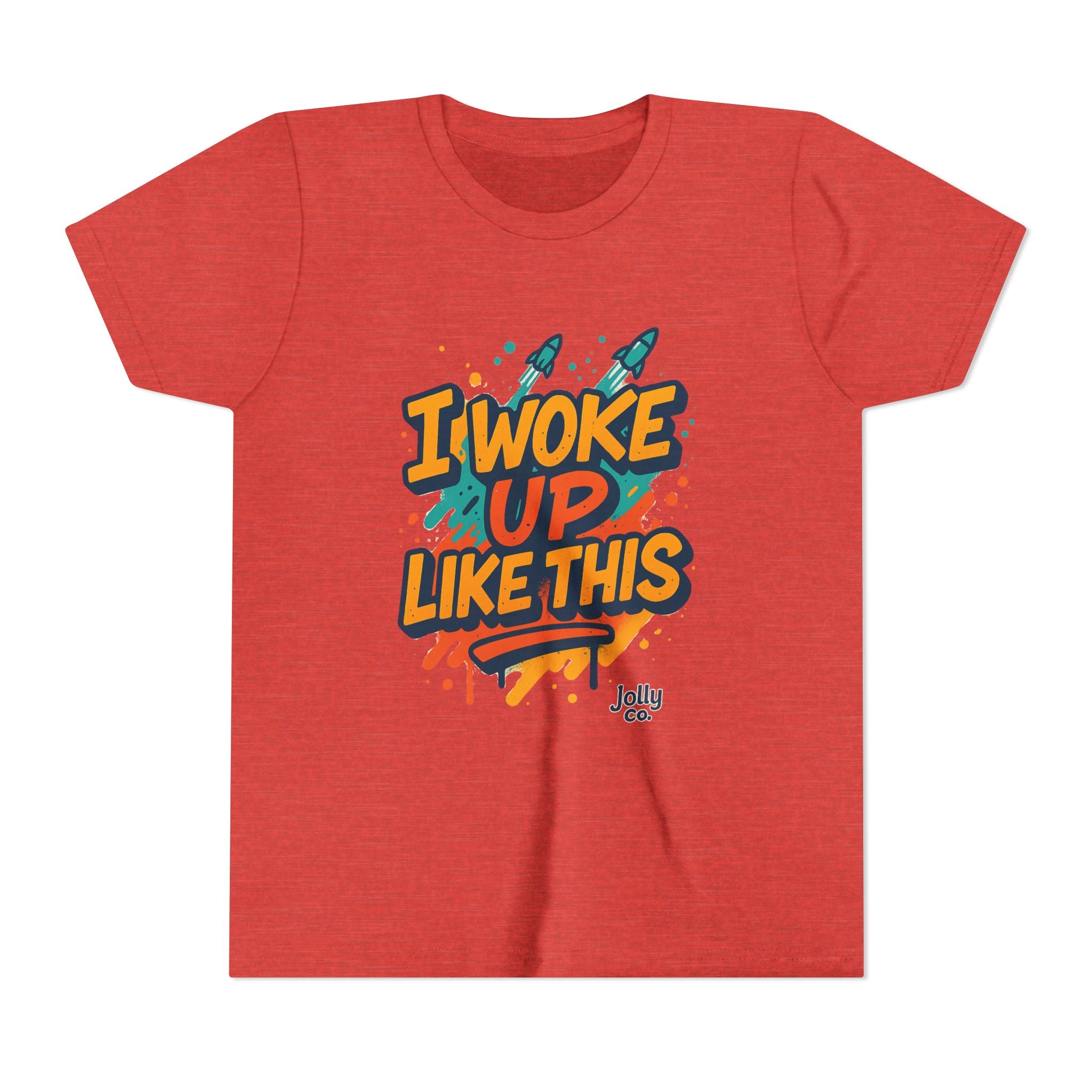 I Woke Up Like This Kids Short Sleeve Tee