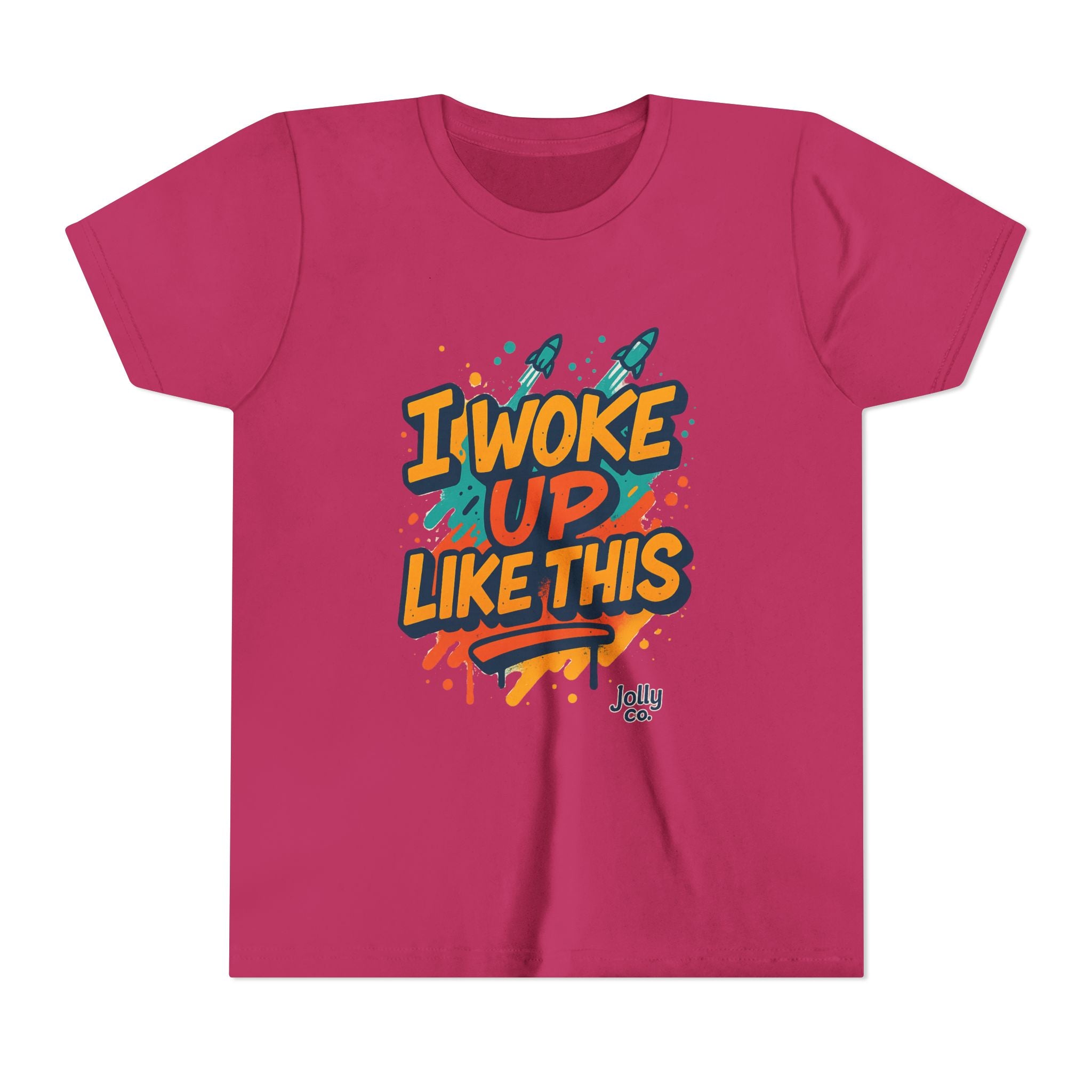 I Woke Up Like This Kids Short Sleeve Tee