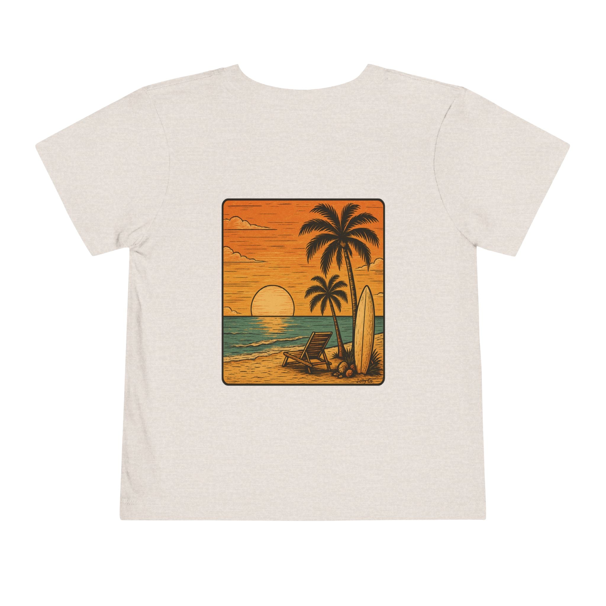 Beach Vibes Toddler Short Sleeve Tee