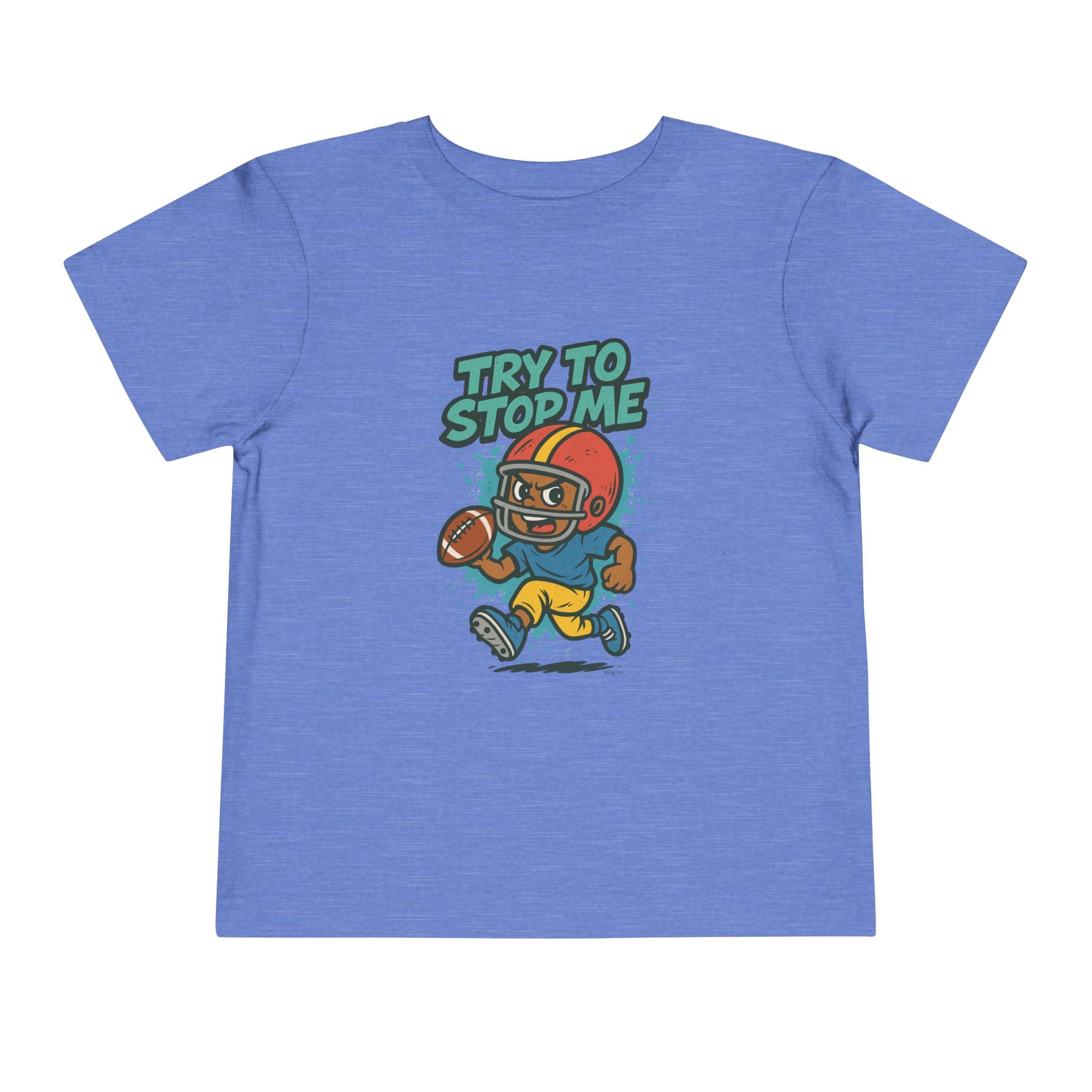 Try to Stop Me, Toddler Football Short Sleeve Tee