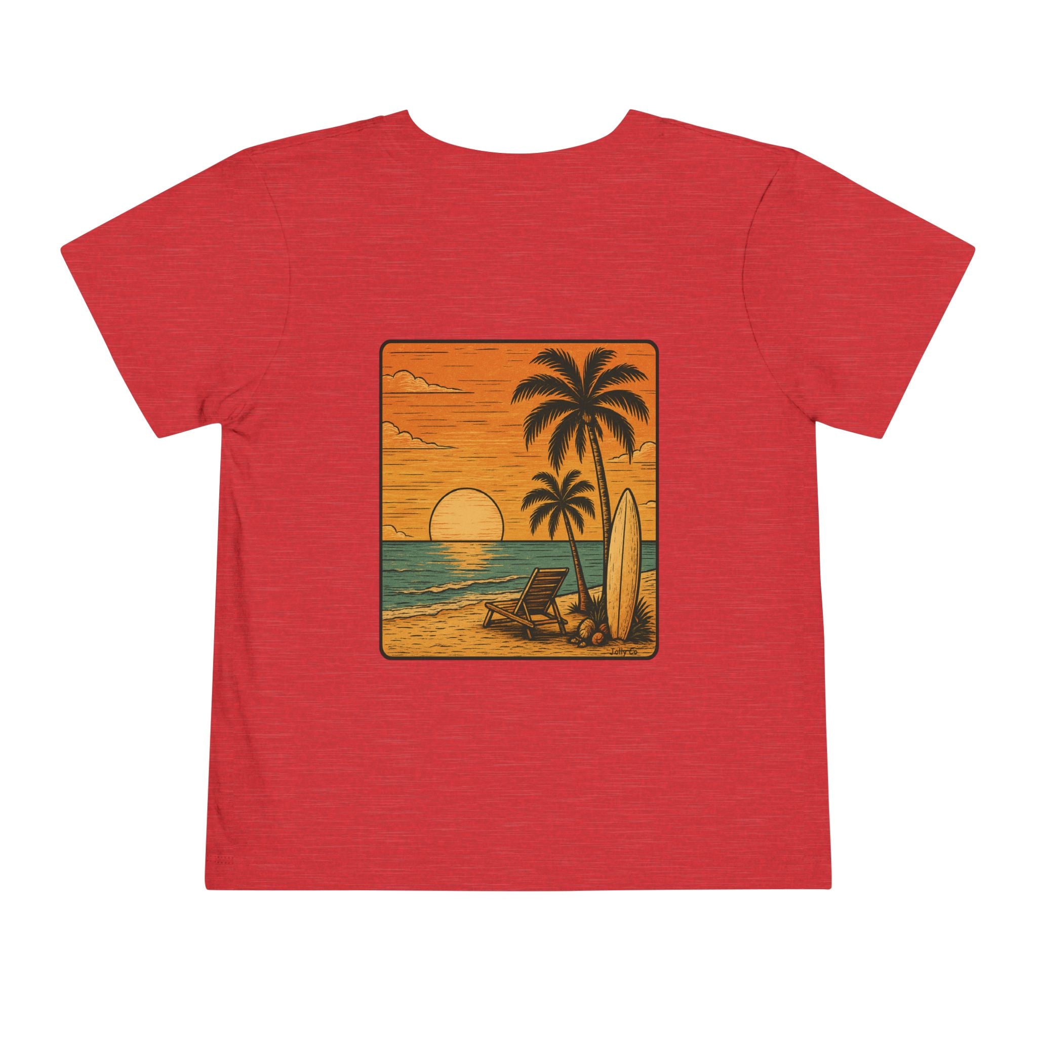 Beach Vibes Toddler Short Sleeve Tee