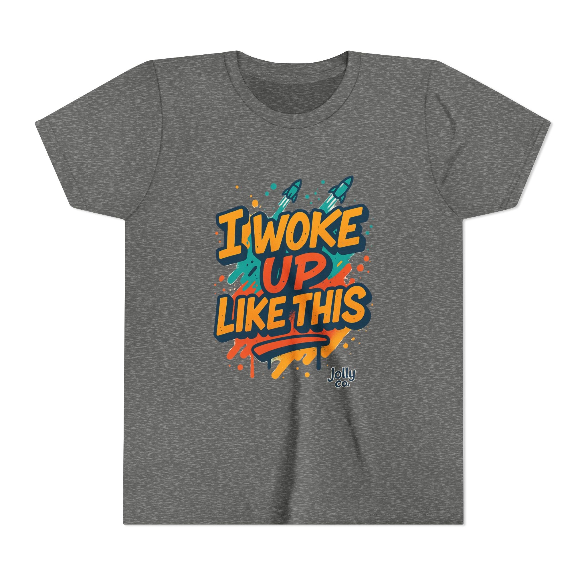 I Woke Up Like This Kids Short Sleeve Tee