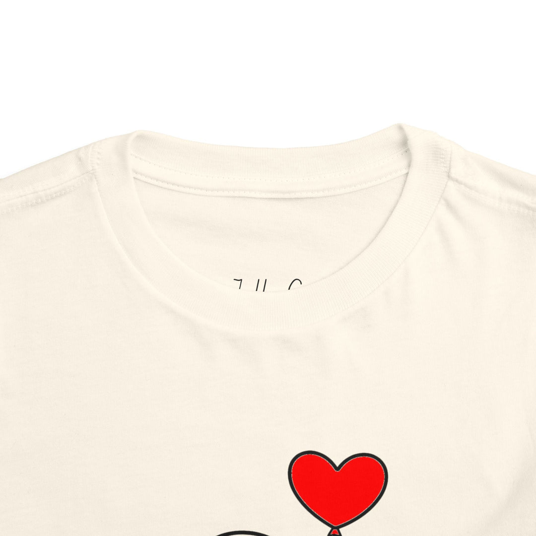 Astronaut Heart Balloon Toddler Short Sleeve Tee - Jolly Co Creations
