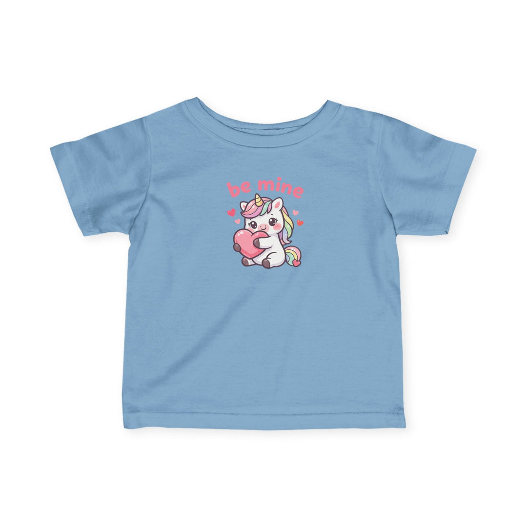 Be Mine Unicorn Baby Short Sleeve Tee - Jolly Co Creations
