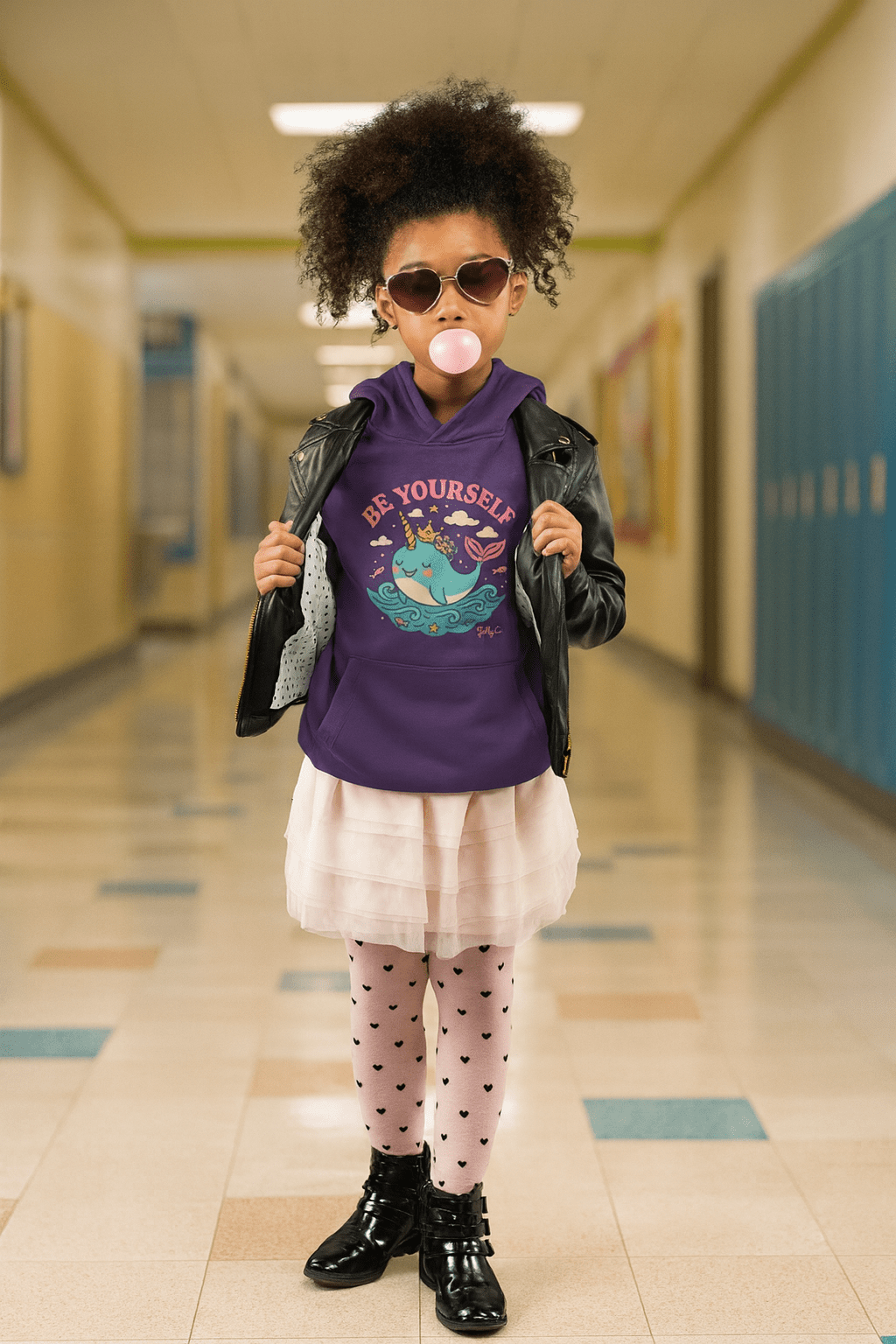 Be Yourself Kids Hoodie - Jolly Co Creations