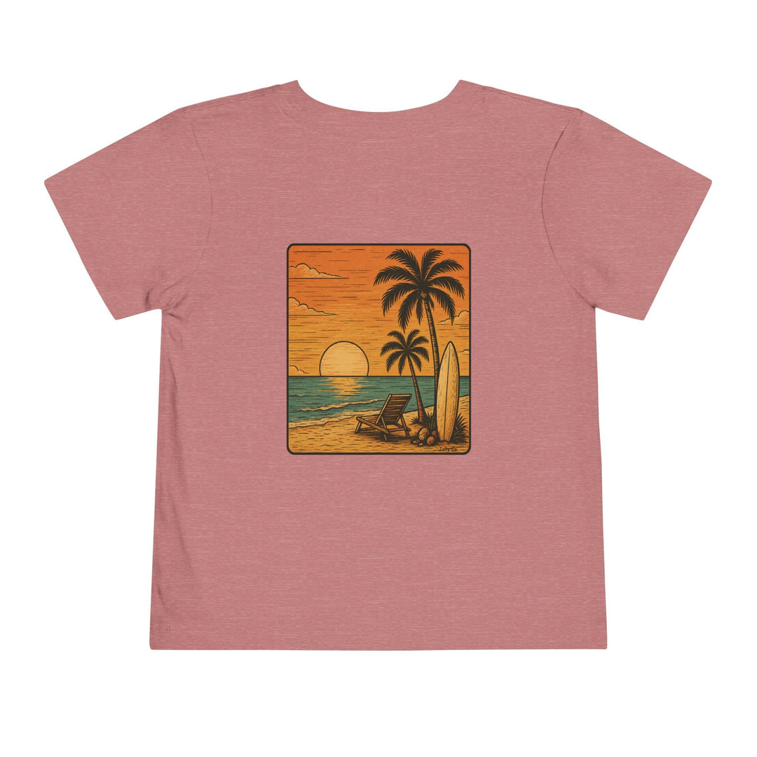 Beach Vibes Toddler Short Sleeve Tee - Jolly Co Creations18538975
