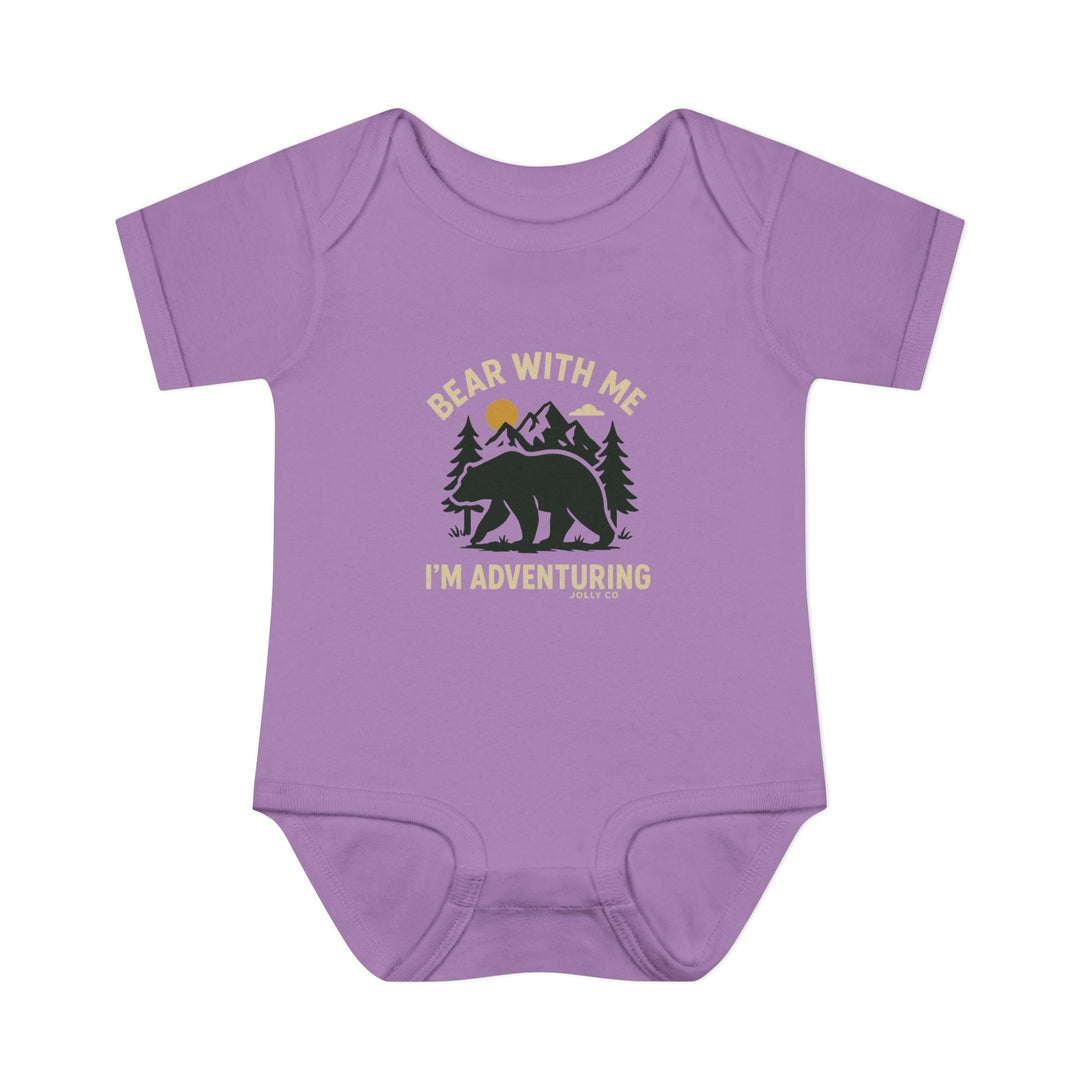 Bear with Me Baby Short Sleeve Onesie - Jolly Co Creations