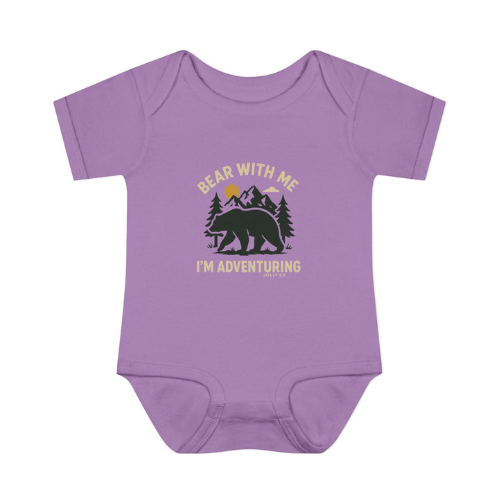 Bear with Me Baby Short Sleeve Onesie - Jolly Co Creations