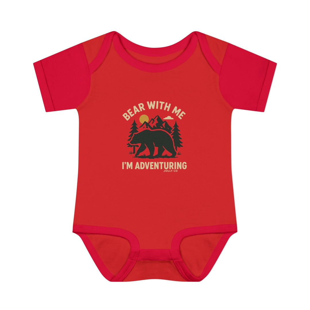 Bear with Me Baby Short Sleeve Onesie - Jolly Co Creations