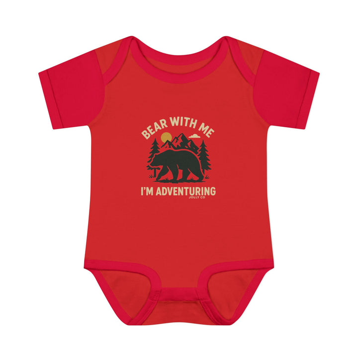 Bear with Me Baby Short Sleeve Onesie - Jolly Co Creations
