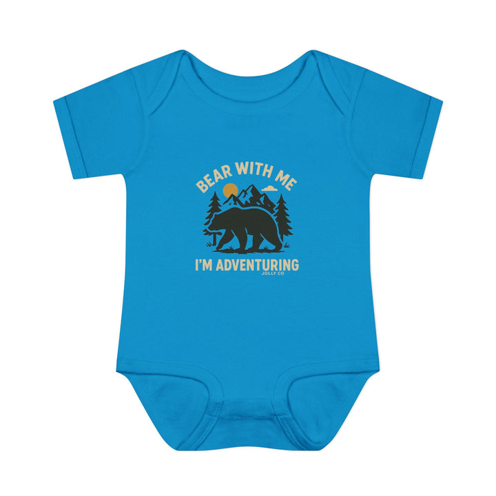 Bear with Me Baby Short Sleeve Onesie - Jolly Co Creations