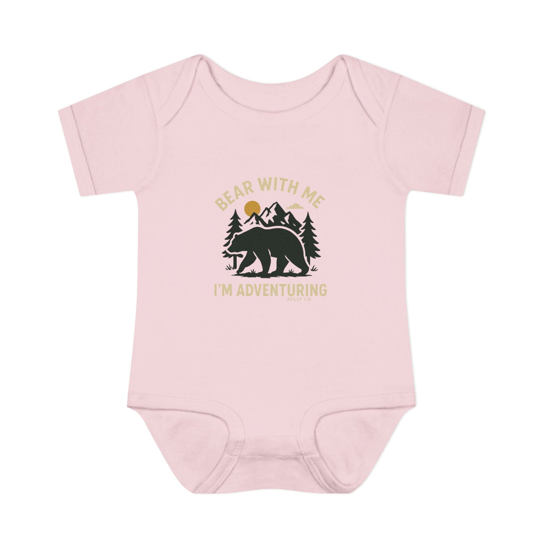Bear with Me Baby Short Sleeve Onesie - Jolly Co Creations