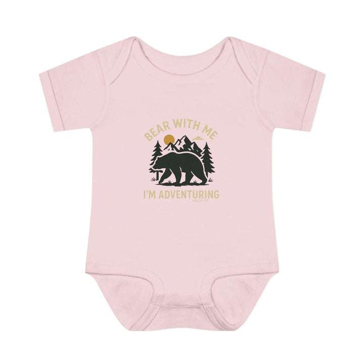 Bear with Me Baby Short Sleeve Onesie - Jolly Co Creations